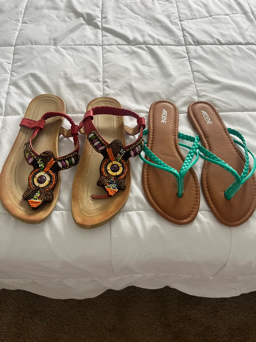 Womens Sandals - 2 Pairs