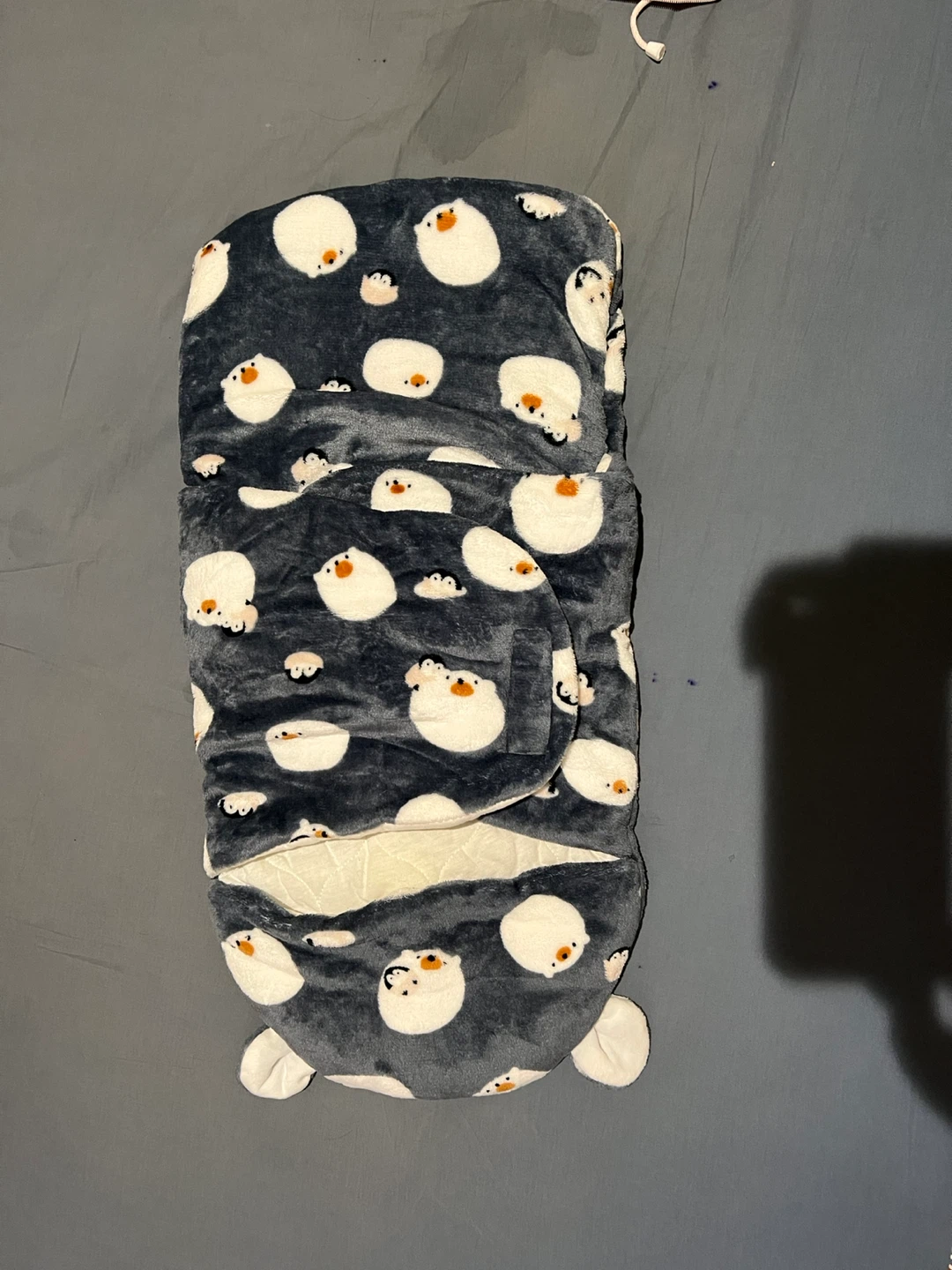 Baby Swaddle Sleep Sack with Penguin Print - photo 2