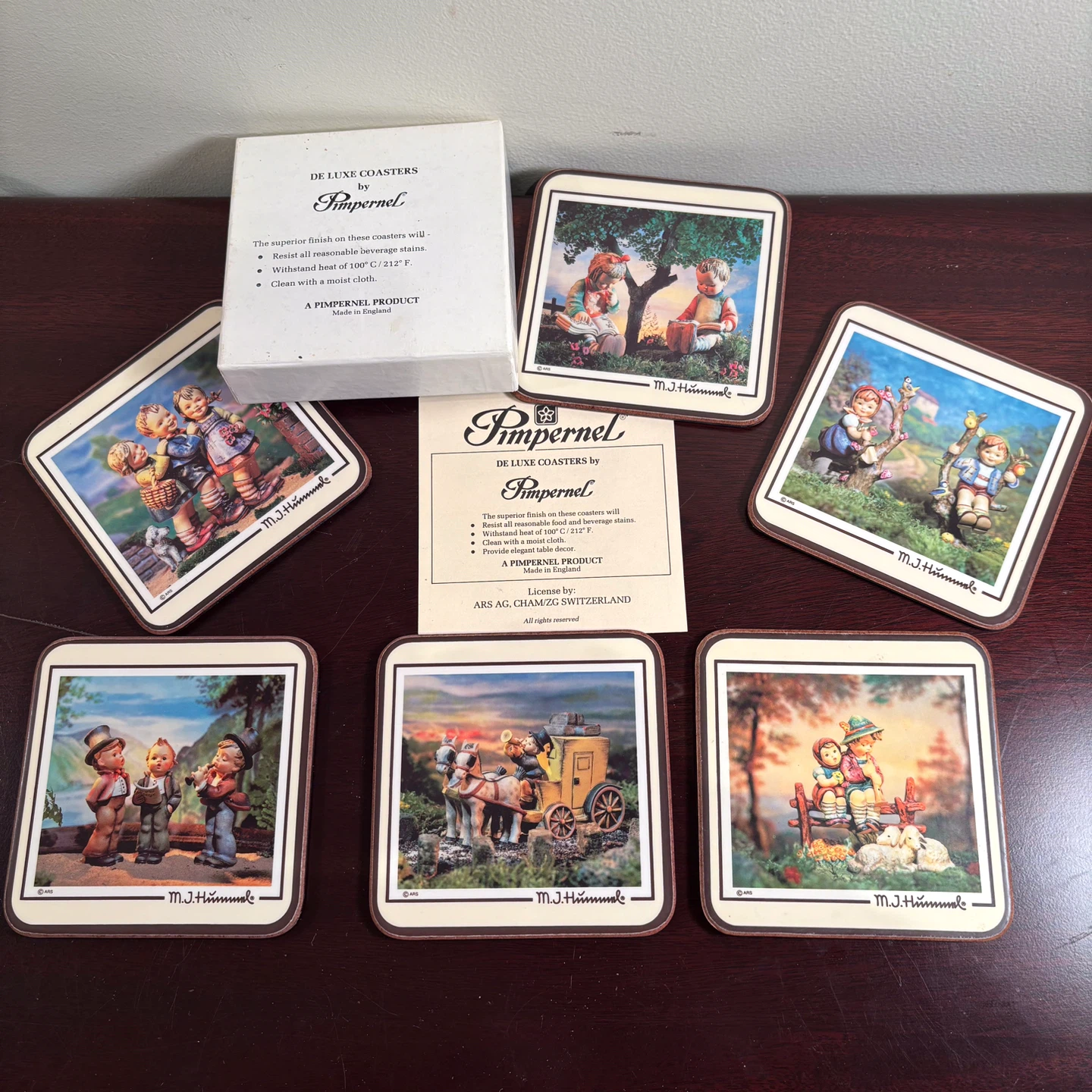 Pimpernel "De Luxe" M.J. Hummel Coasters (Set of 6)