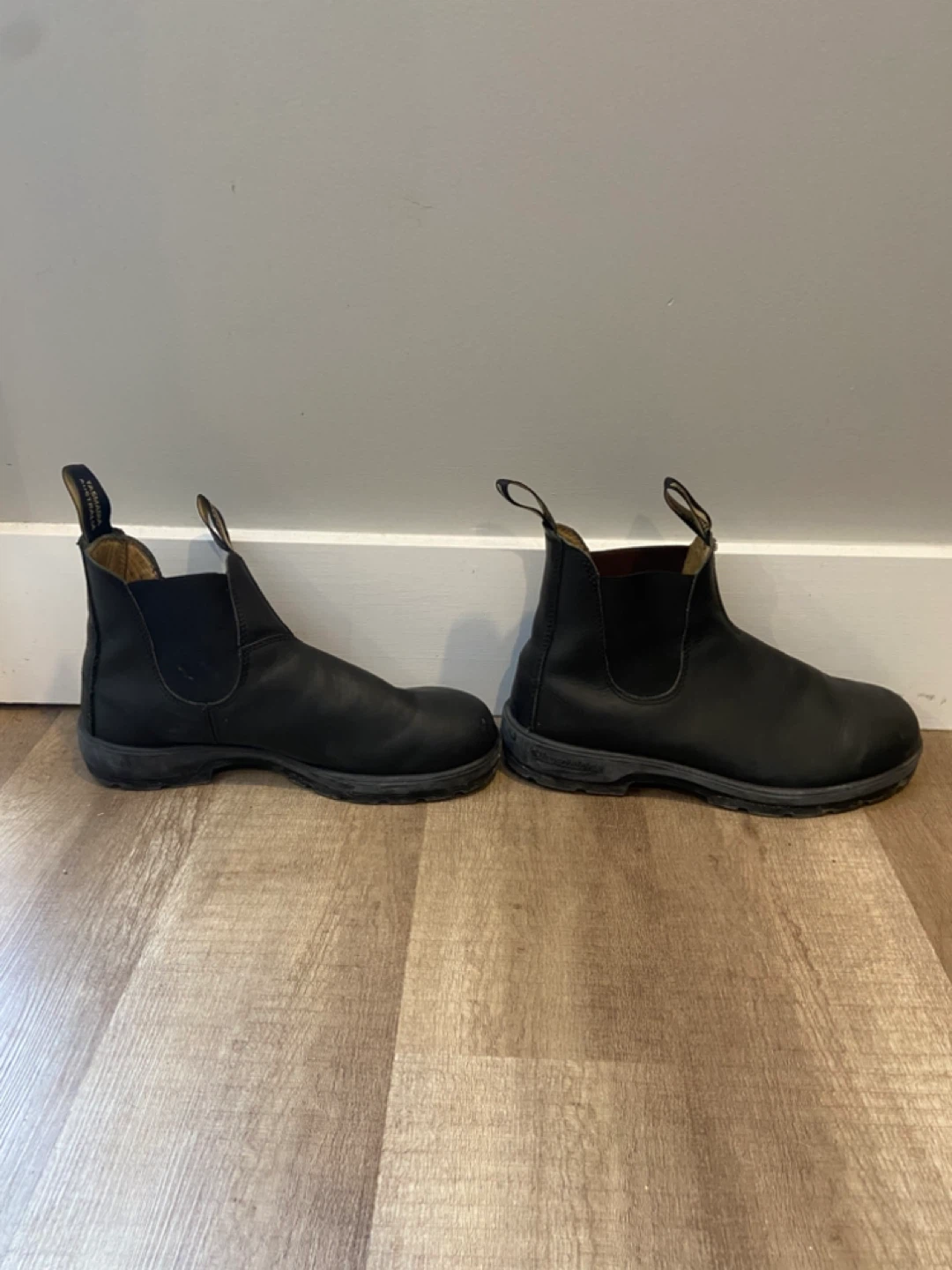 Sz 8.5 Blundstone Black Leather Chelsea Boots - photo 2