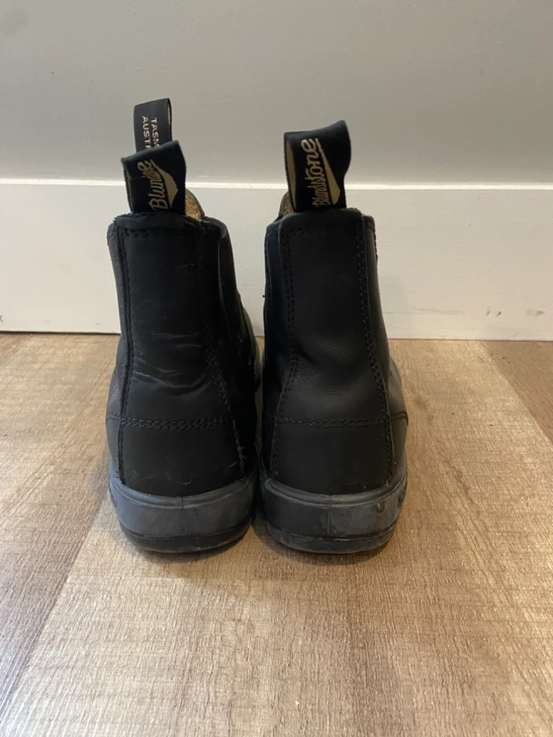 Sz 8.5 Blundstone Black Leather Chelsea Boots - photo 4