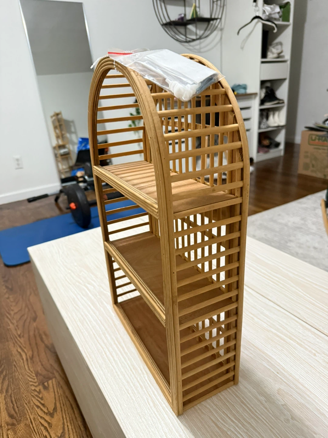Rattan Shelf Unit - photo 2