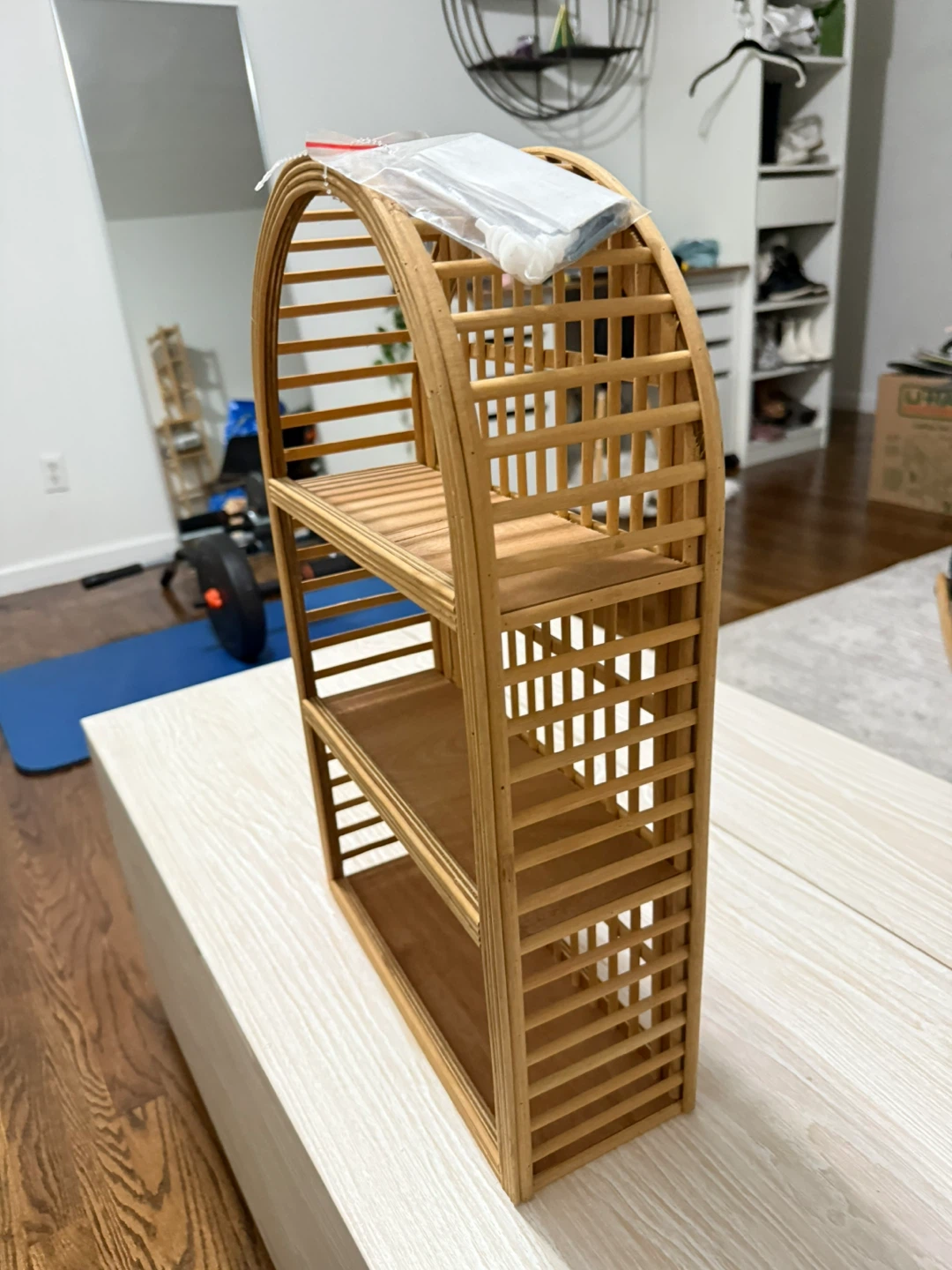 Rattan Shelf Unit - photo 3