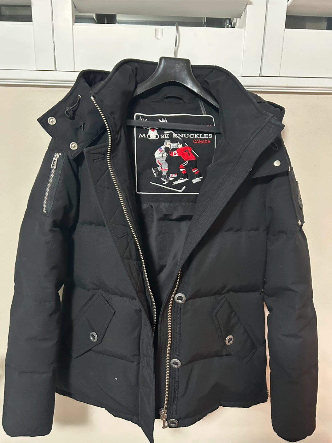 Moose Knuckles Canada Black Puffer Jacket - photo 2