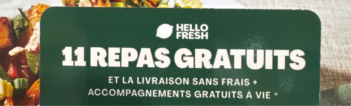 HelloFresh 11 Free Meals & Delivery Offer