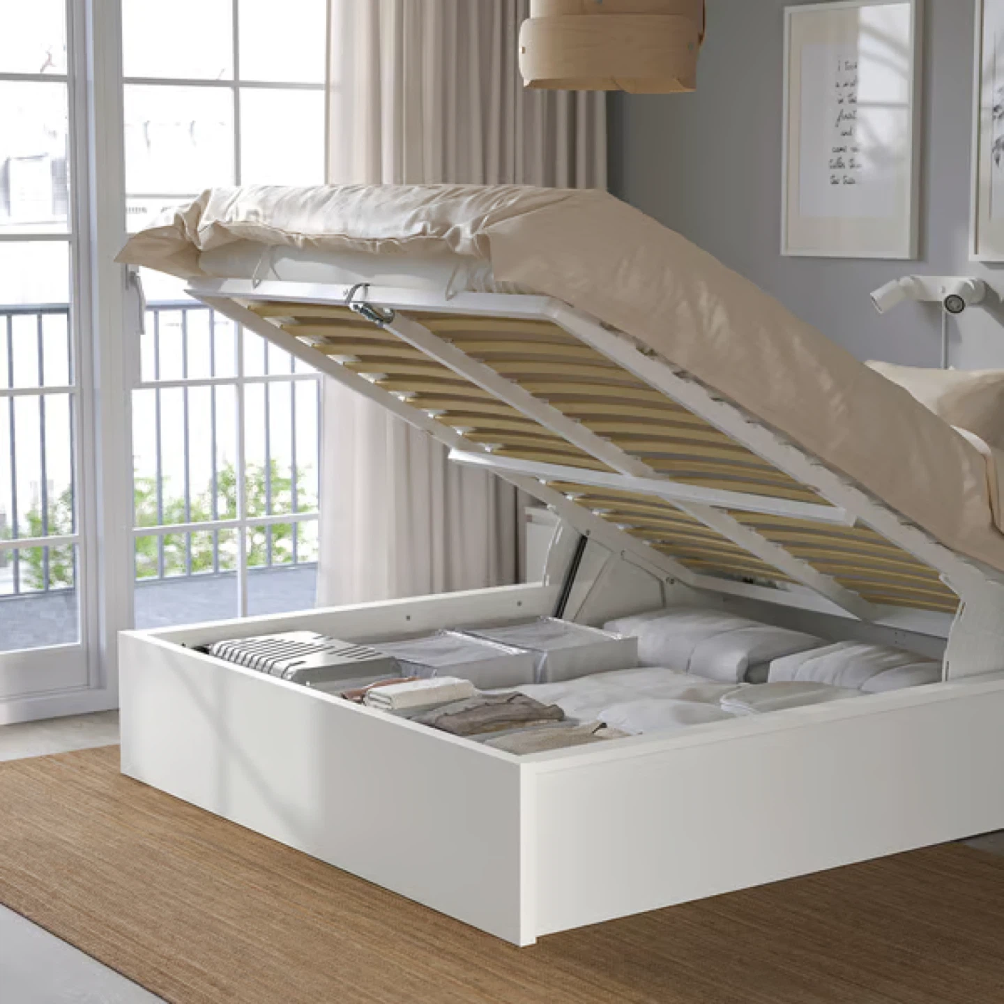 Ikea MALM Storage Bed Frame - Full