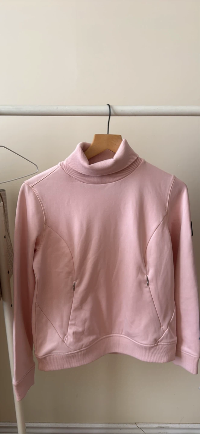 Aigle Pink Mock Neck Sweatshirt - photo 2