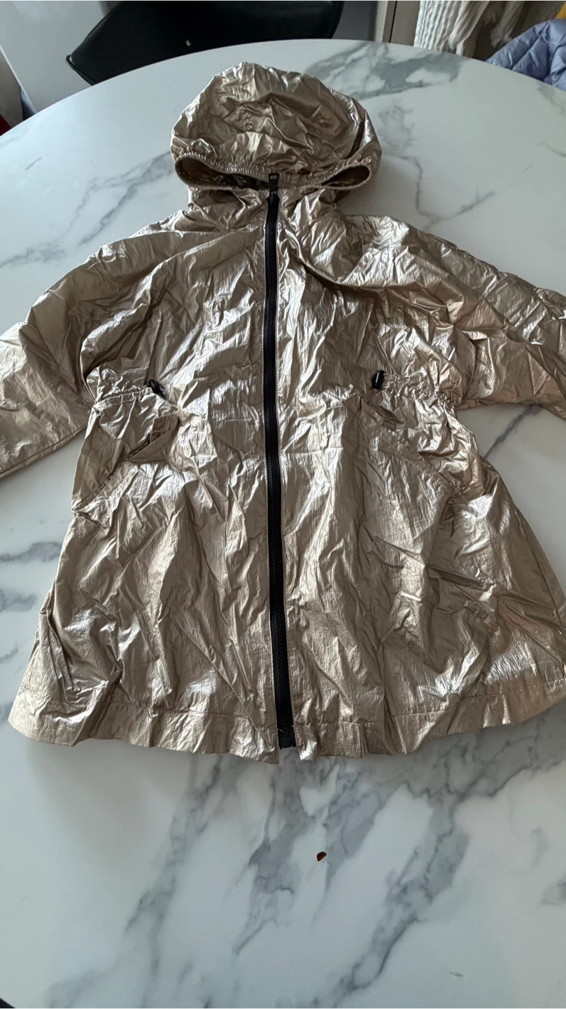 Zara Gold Hooded Jacket Size 8 / 128 CM - photo 2