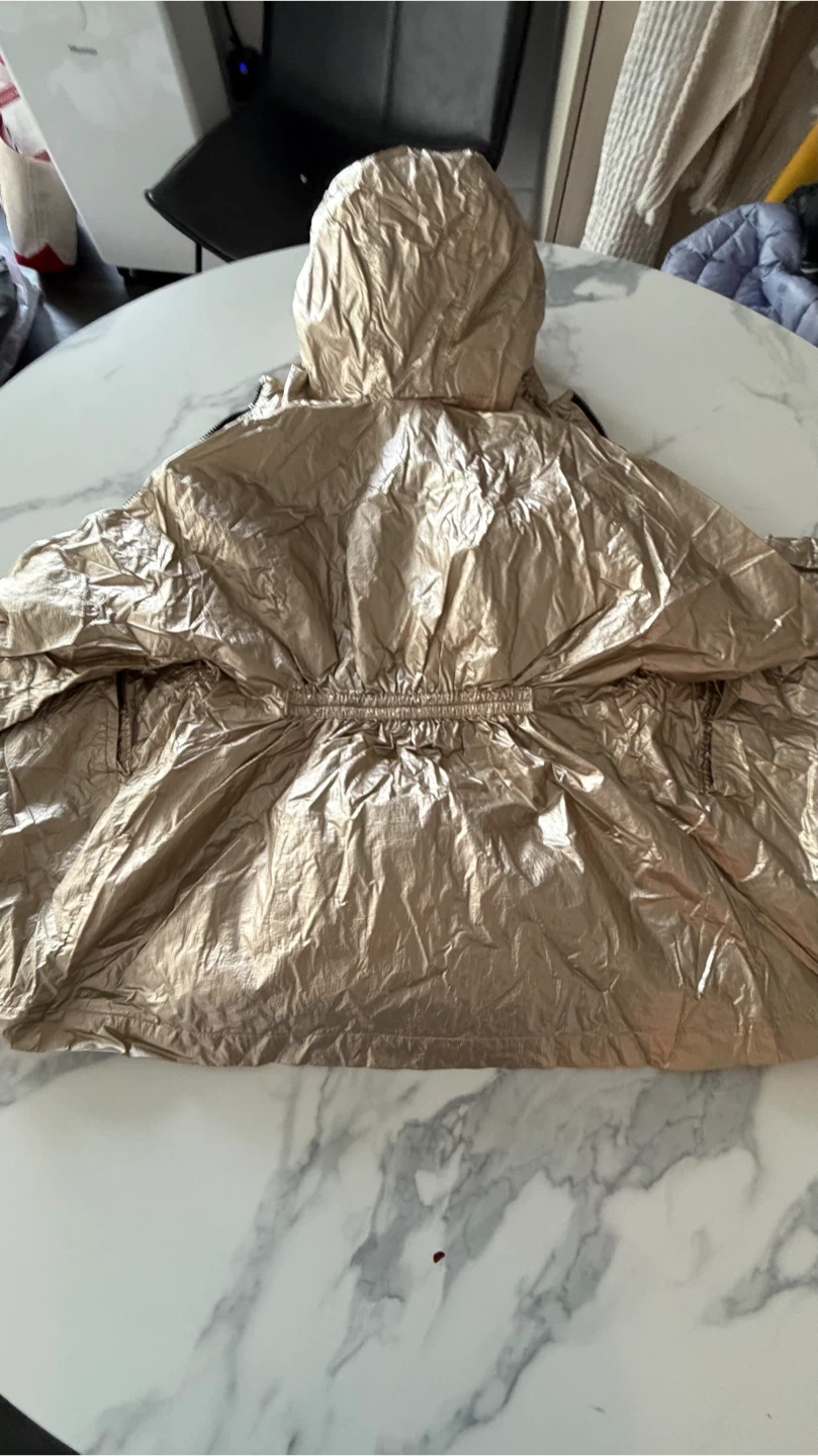 Zara Gold Hooded Jacket Size 8 / 128 CM - photo 5