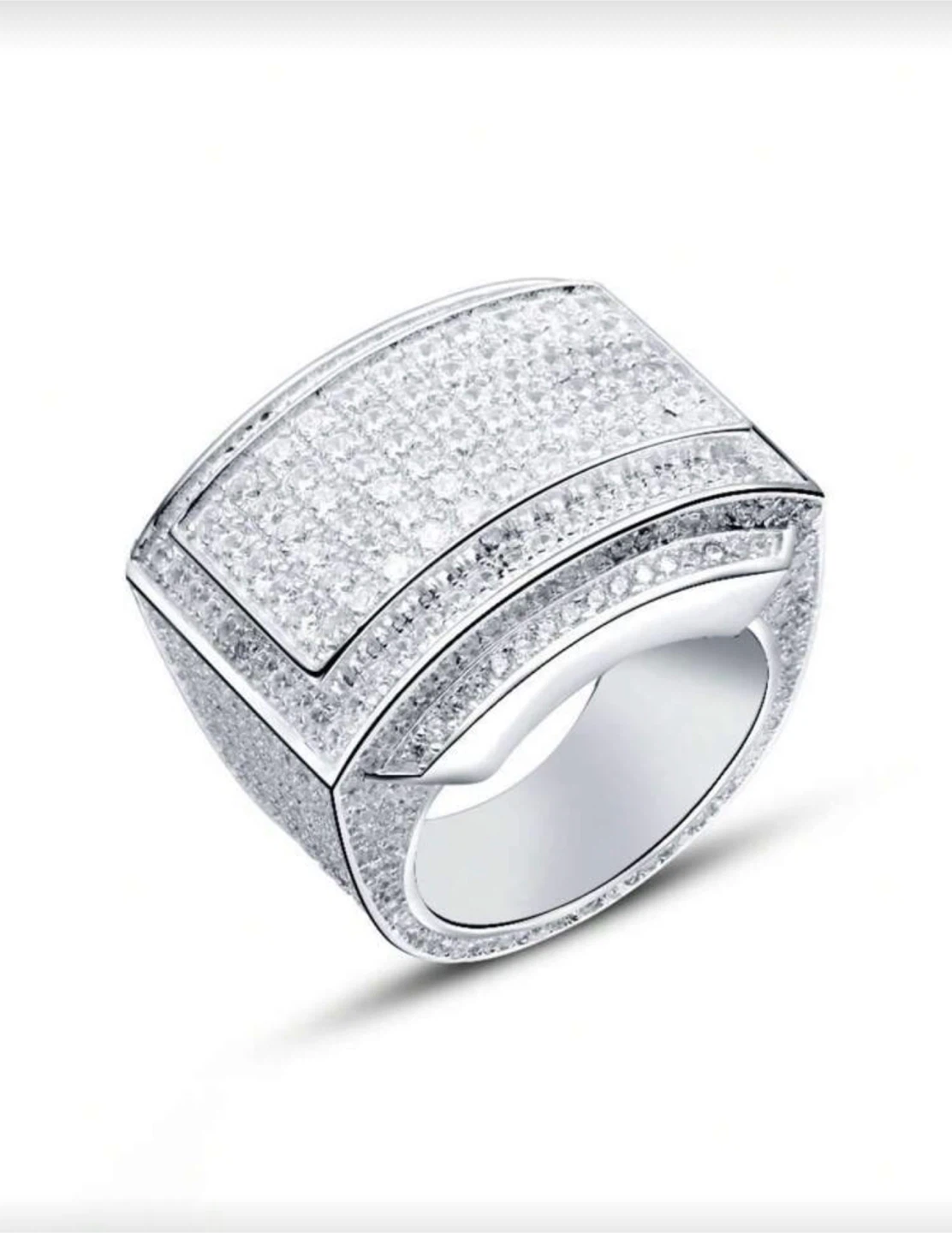 Men's Diamond Iced Out Ring
