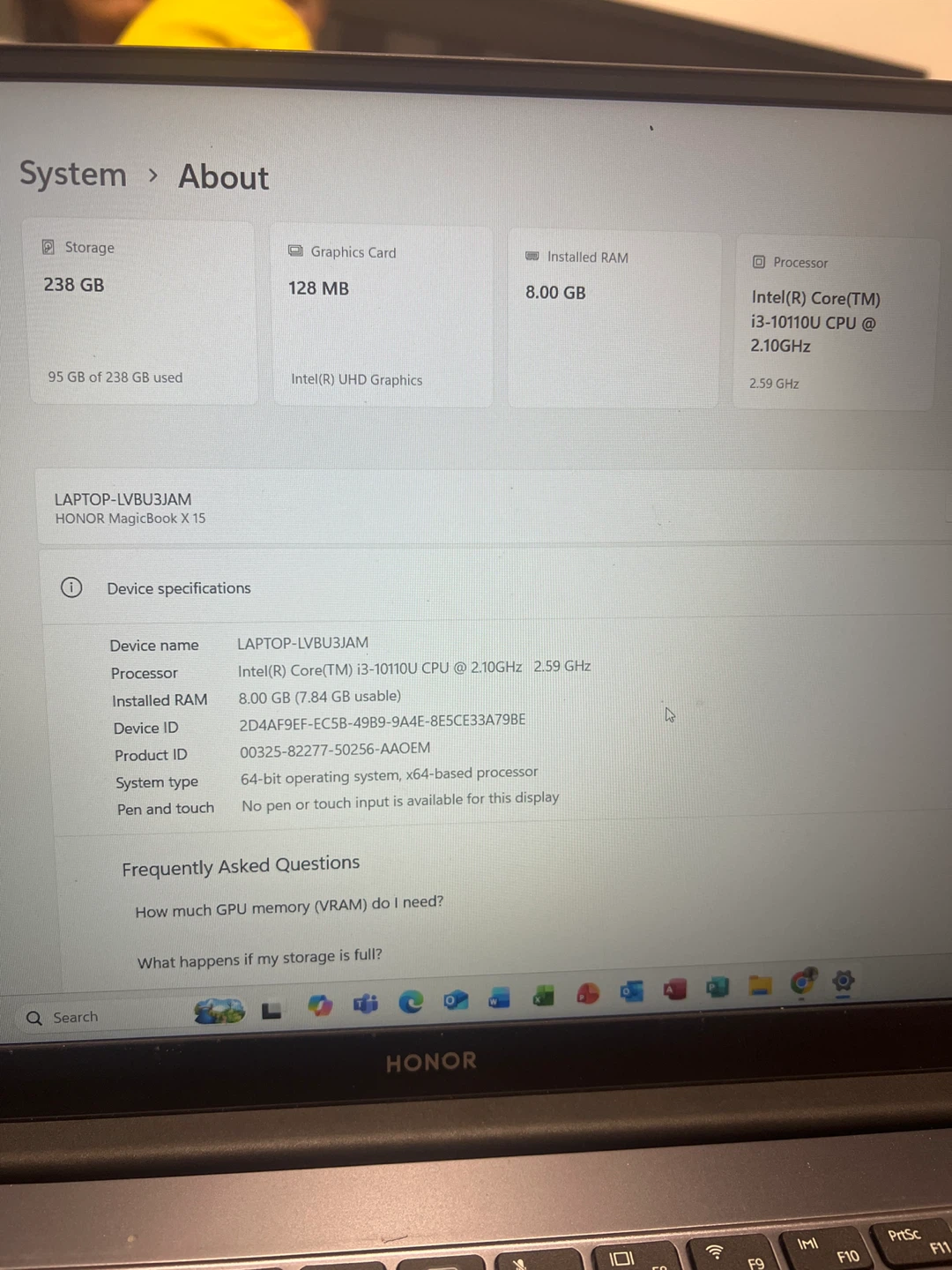 HONOR MagicBook X 15 Laptop - photo 3