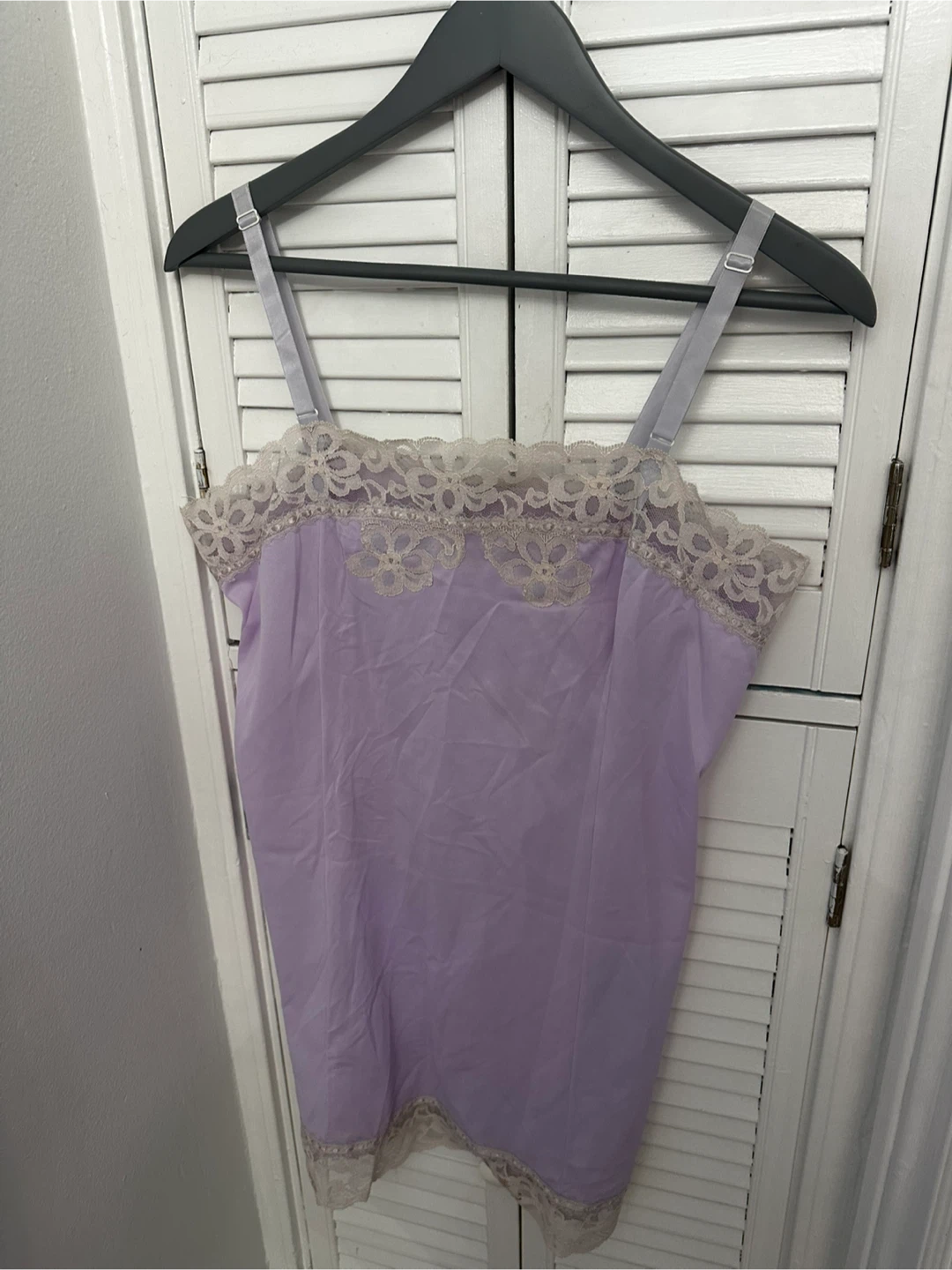 Lavender Cami with Lace Trim - photo 2