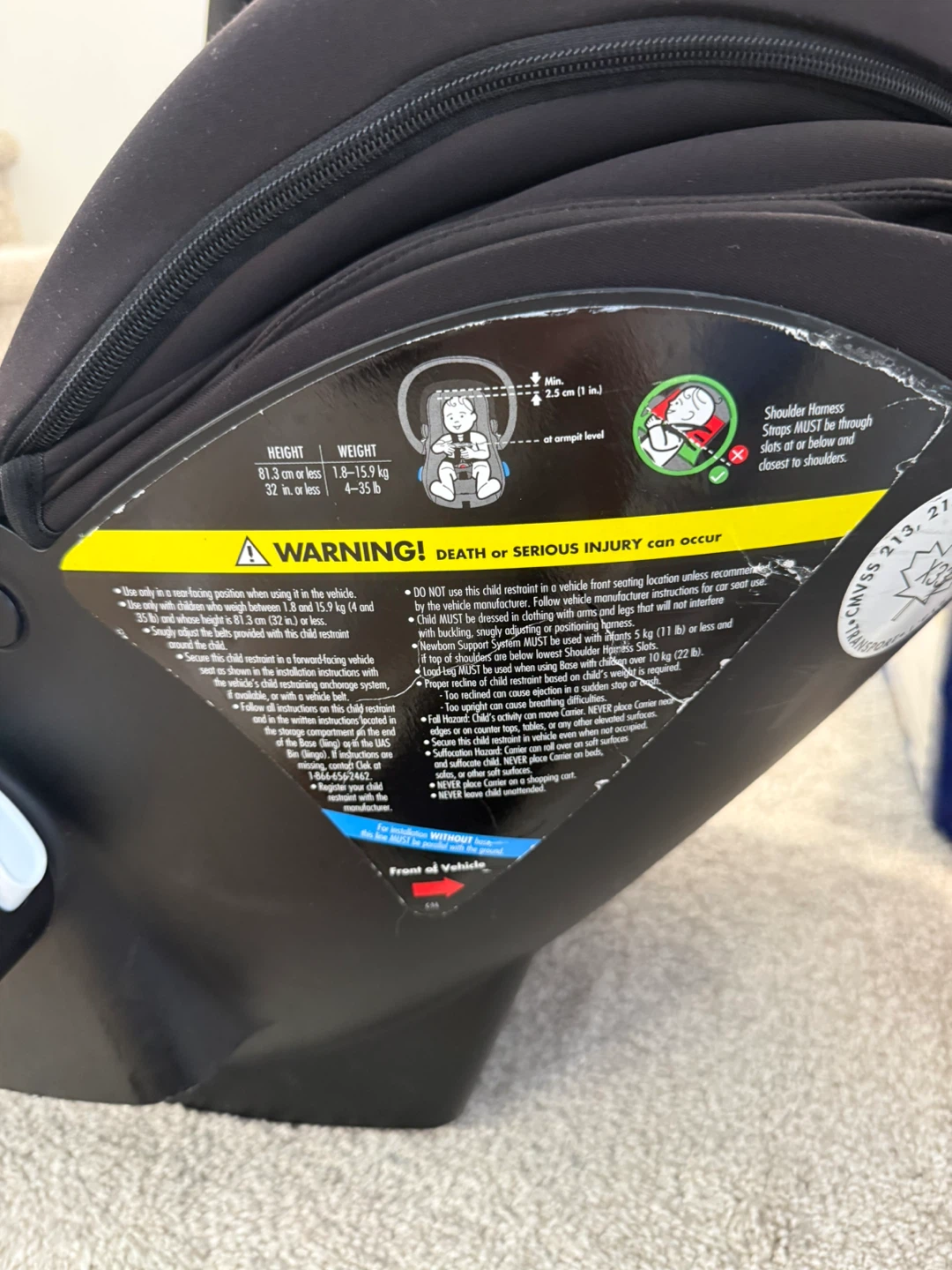 Clek Liing Infant Car Seat (base not included) - photo 5