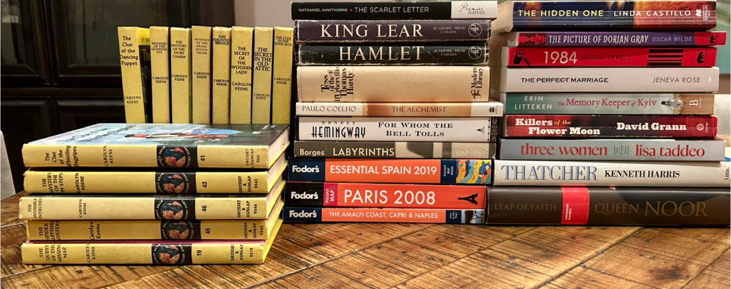 32 Assorted Books