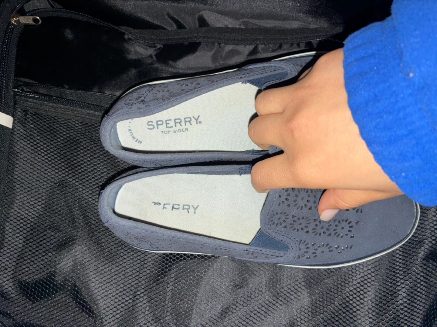 Sperry Top-Sider Blue Slip-On Sneakers - photo 3