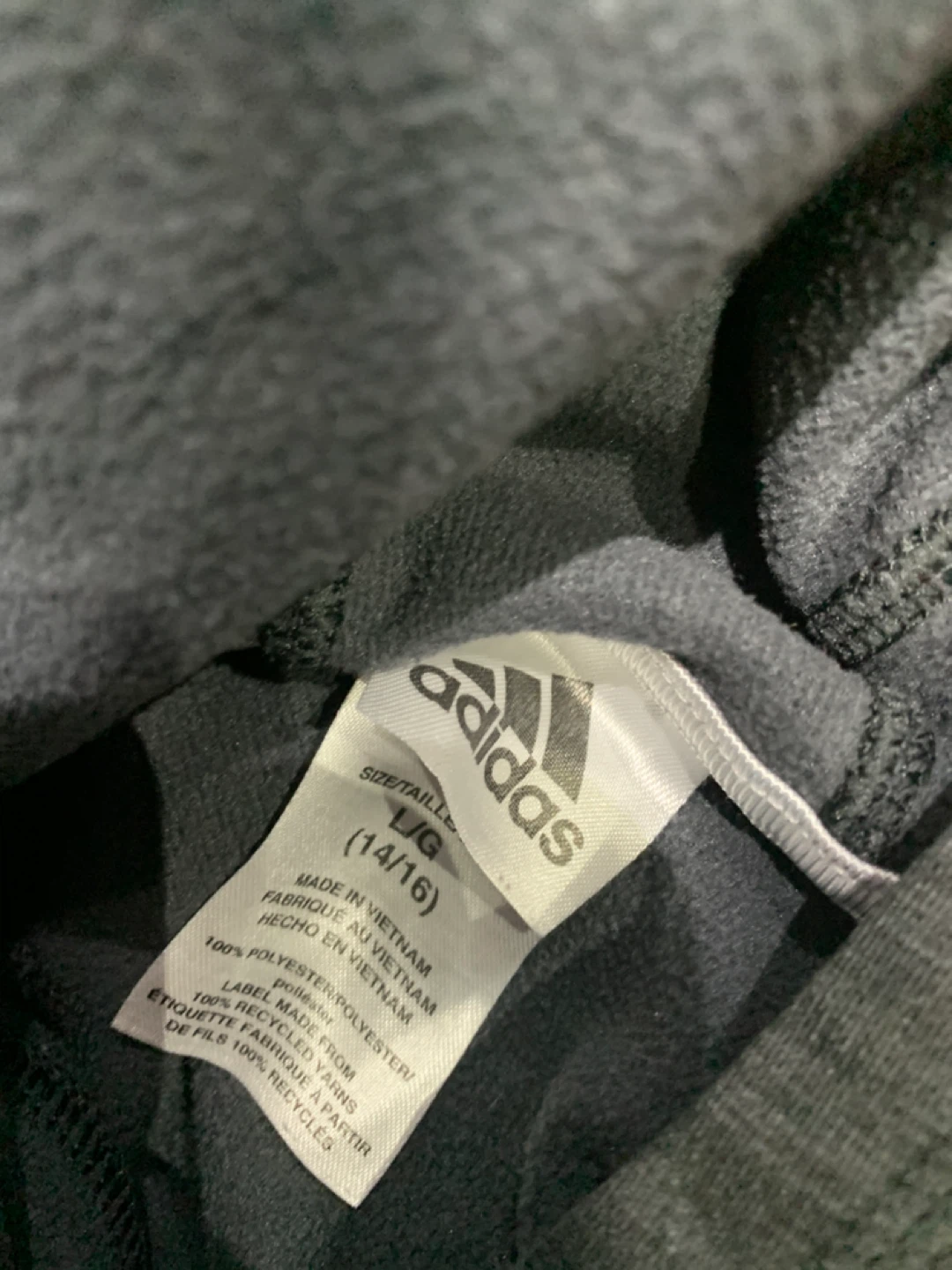 Adidas Hoodie - Youth Large - photo 3
