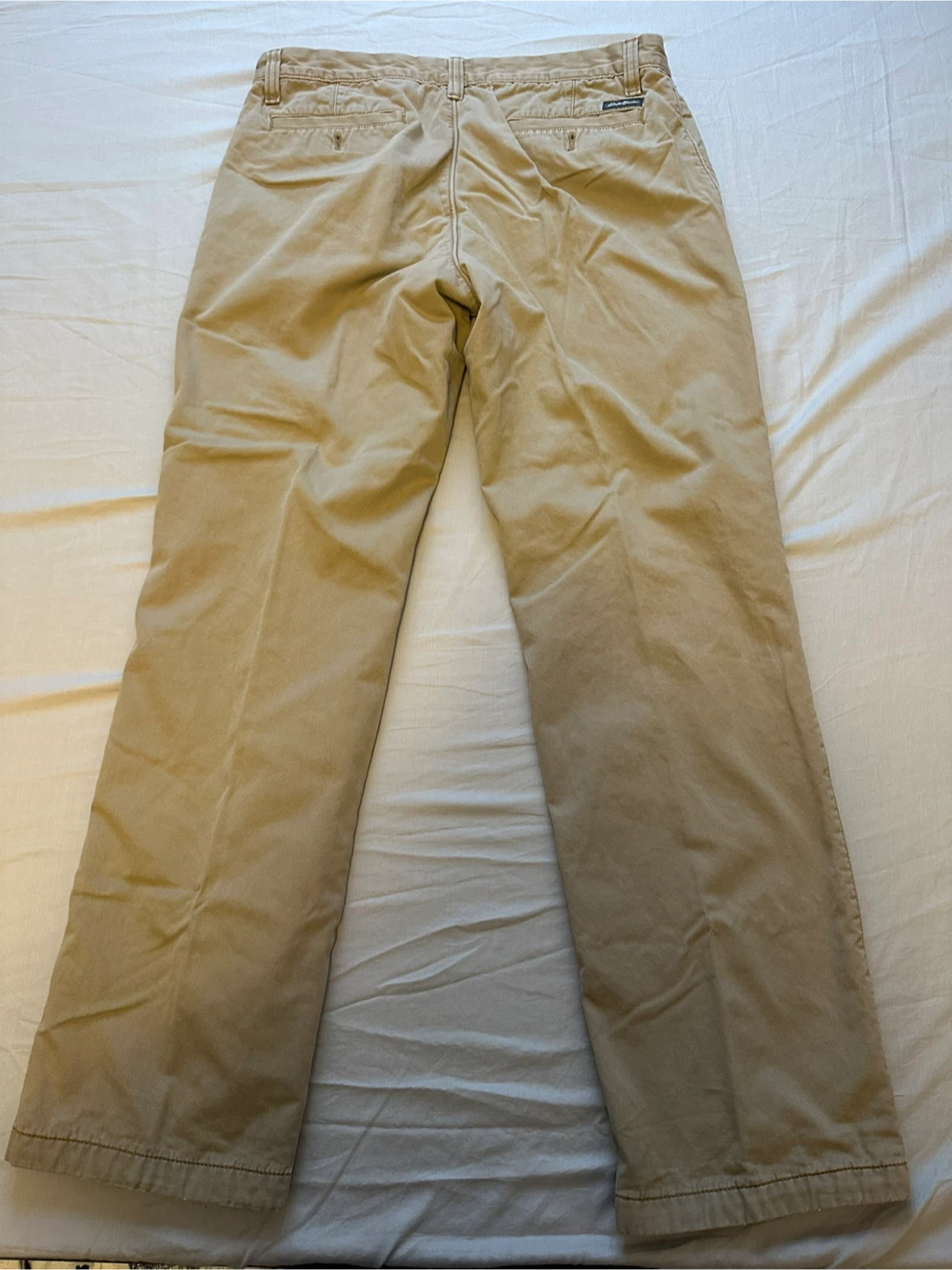 Eddie Bauer Khaki Pants with Plaid Lining - 33x34 - photo 2