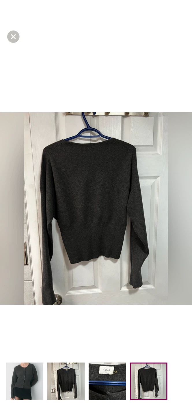Wilfred Golightly Cardigan in Heather Galaxy - photo 4