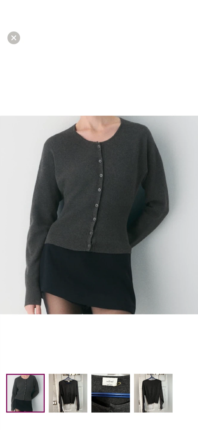 Wilfred Golightly Cardigan in Heather Galaxy