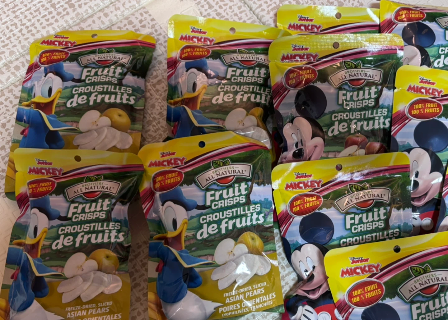 Baby snack - 10 Freeze Dried Fruit Crisps - Apple & Pear