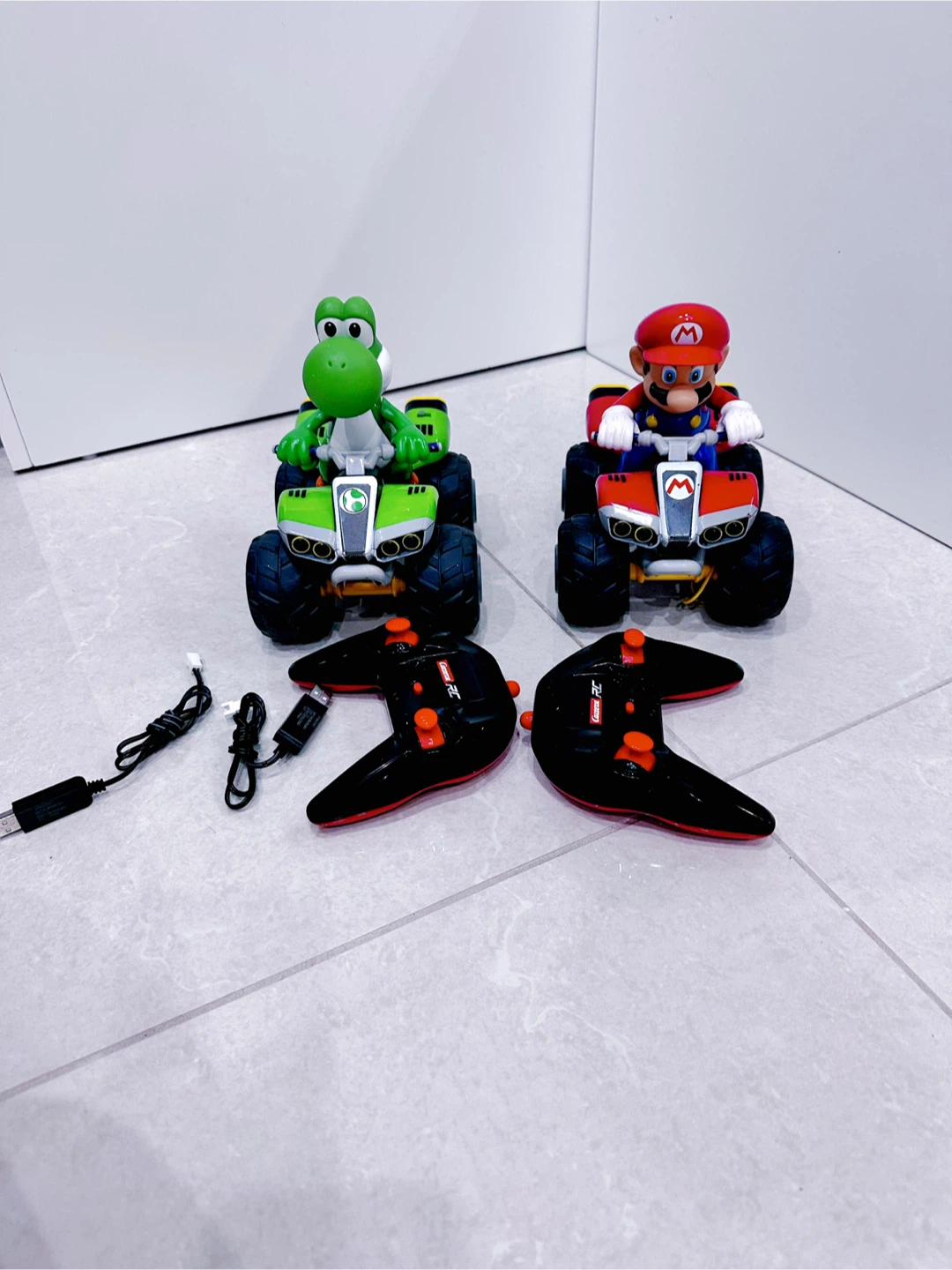 Mario & Yoshi Carrera RC Remote Control Cars