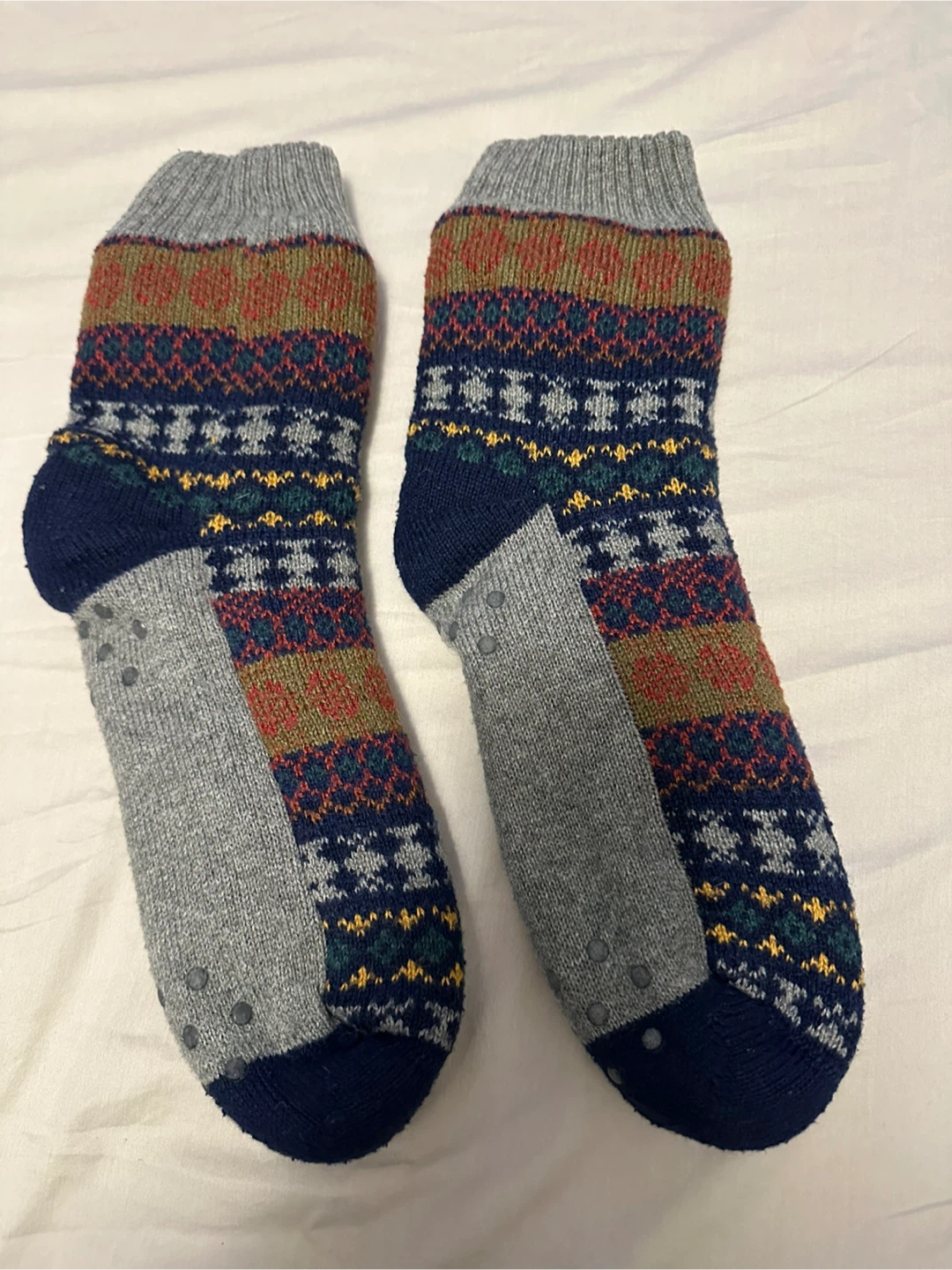 Indigo Reading Socks - worn once only