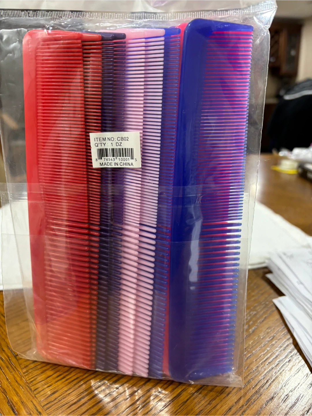 Assorted Color Hair Combs - 12 Count-or 6 doz - photo 3