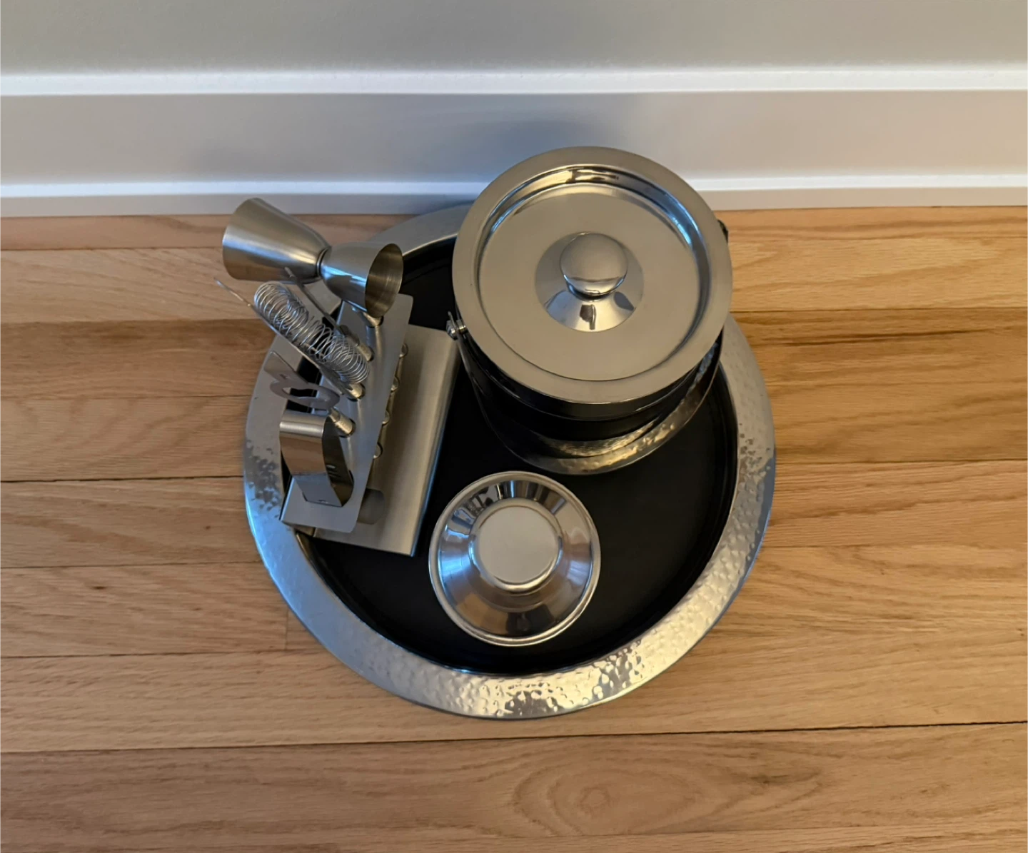 5-Piece Cocktail Shaker Set with Ice Bucket and Tray - photo 2