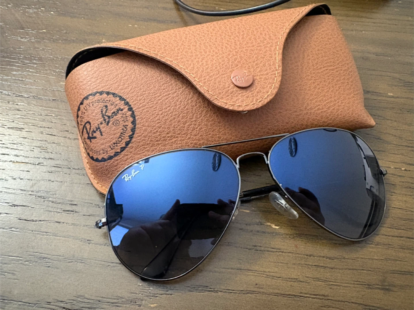Ray-Ban Aviator Sunglasses with Case
