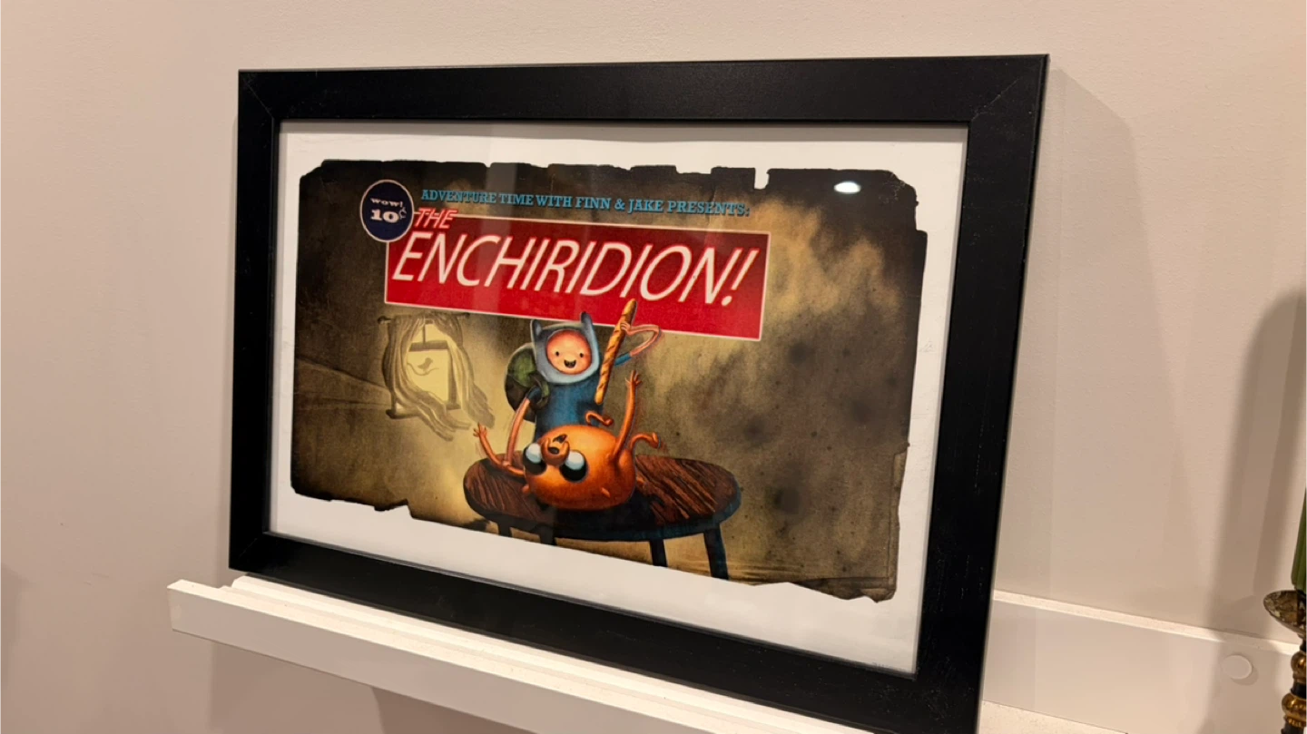 Cartoon Network Merch:  Adventure Time Title Card Print - Framed