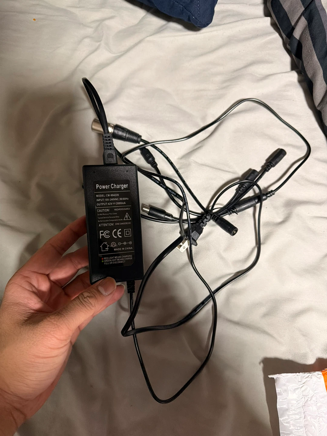 Electric scooter Power Charger Adapter with Multiple Connectors