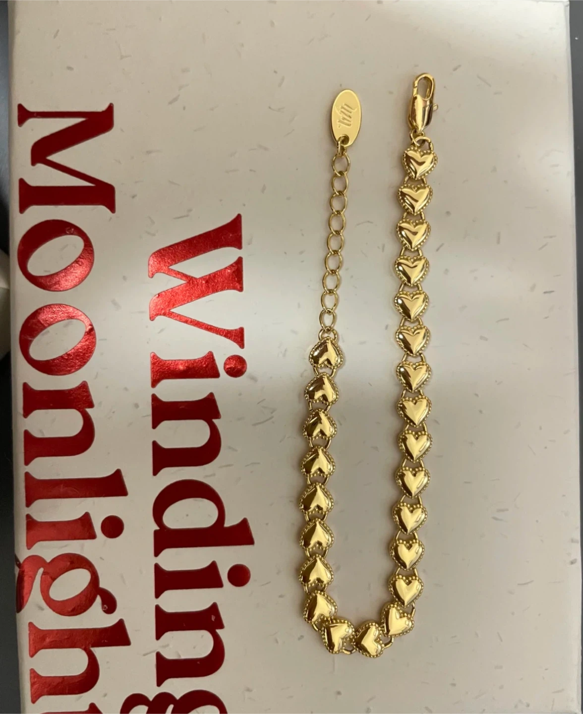 Winding Moonlight Gold Heart Bracelet - photo 2