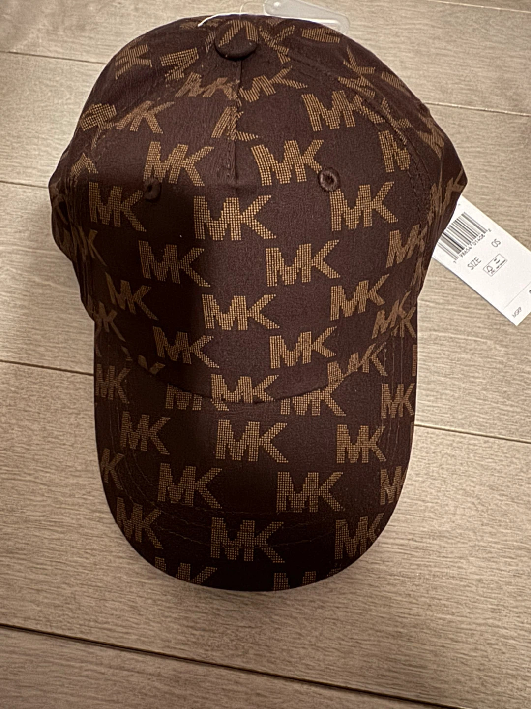 Michael Kors Monogram Baseball Cap OS Brown