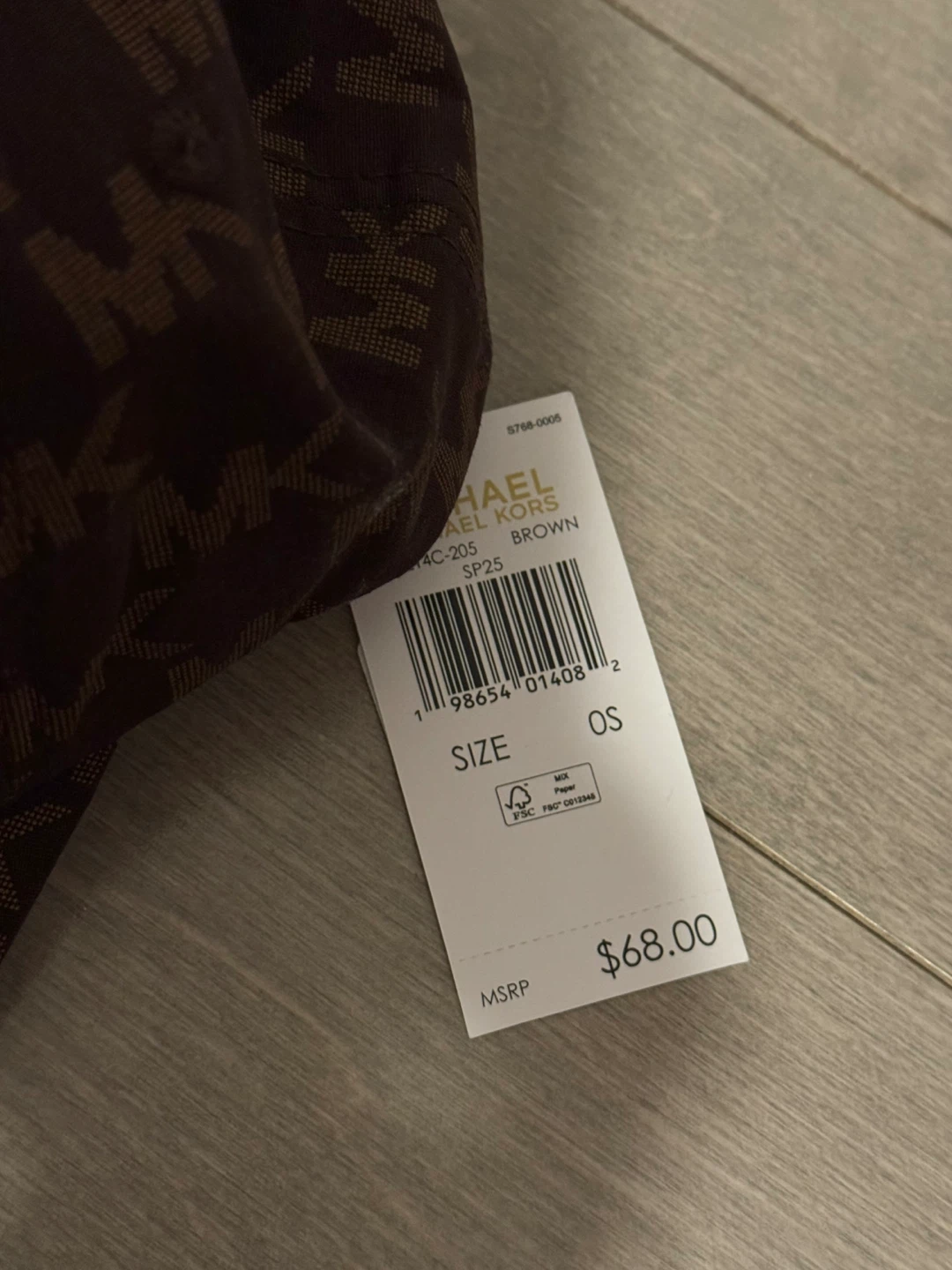 Michael Kors Monogram Baseball Cap OS Brown - photo 5