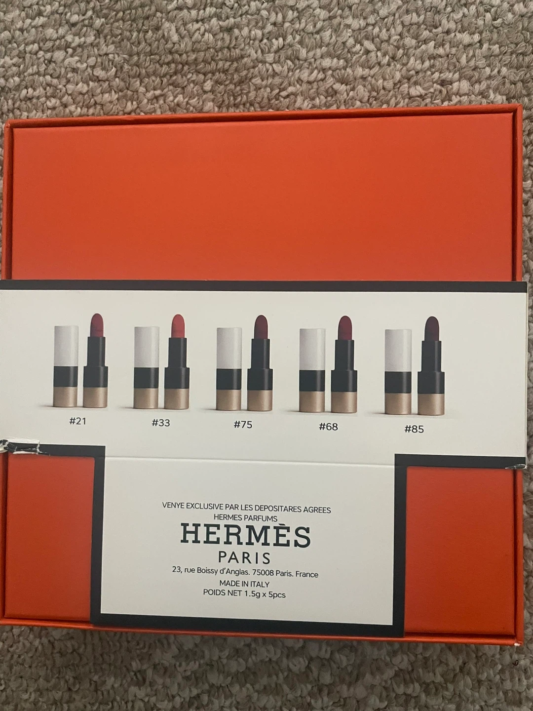 Hermès Lipstick Mini Set
