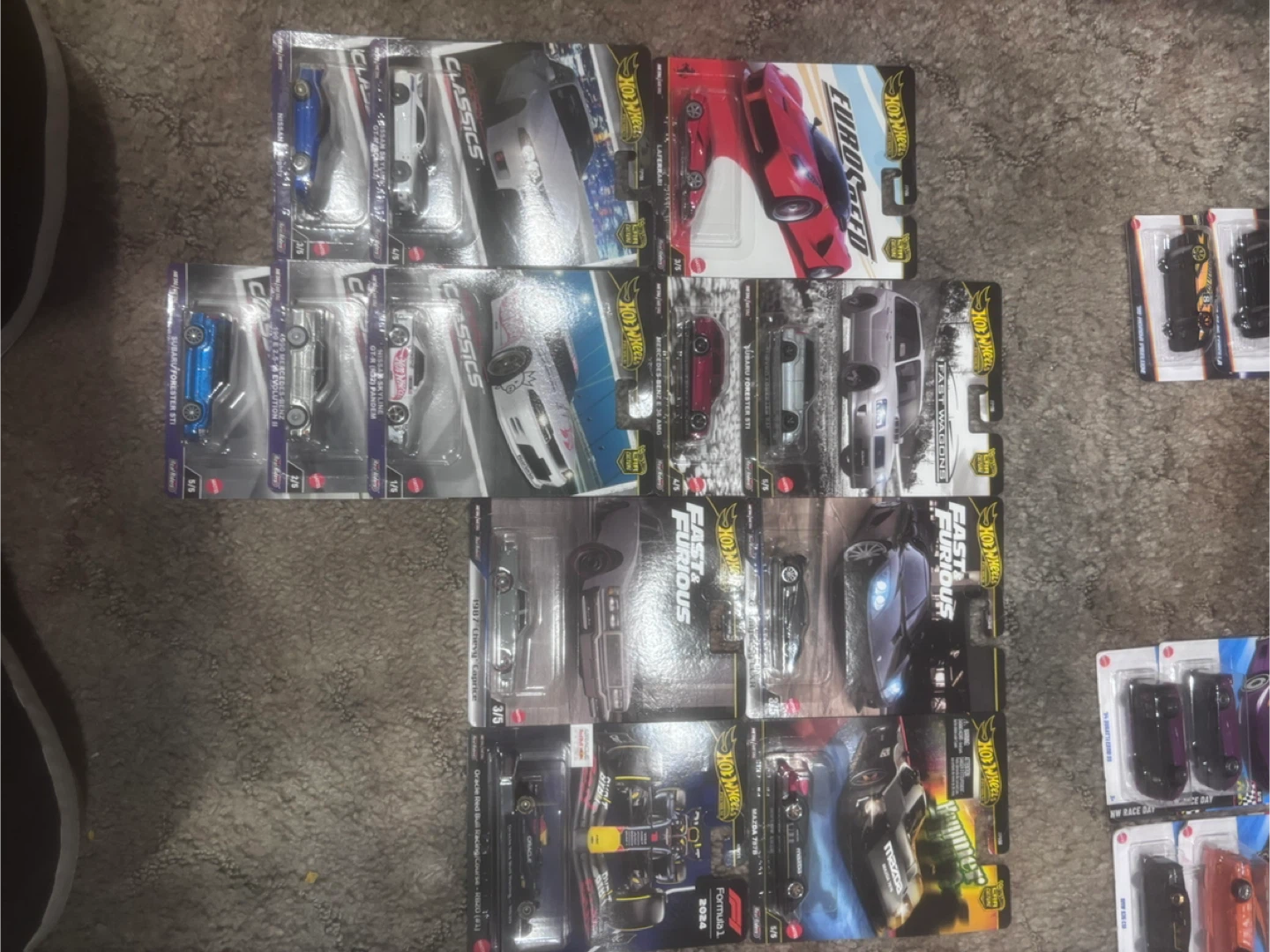 Hot Wheels and Matchbox Die-Cast Cars Collection