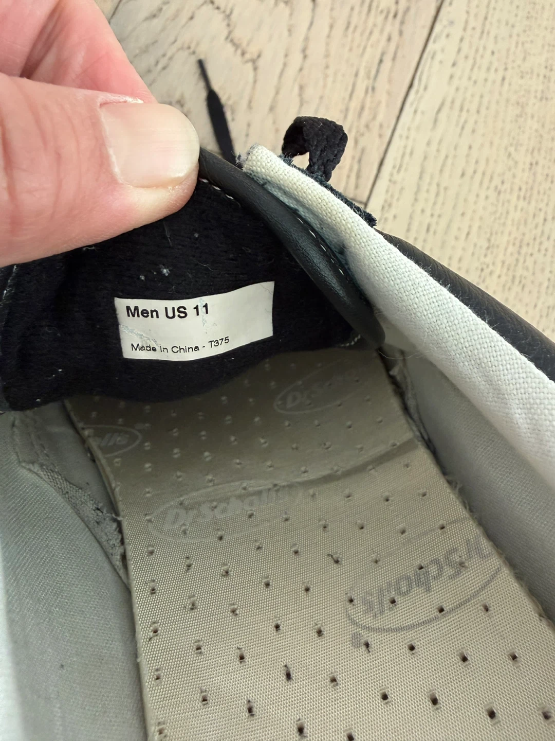 Vans Old Skool Black Leather Sneakers Men's US 11 - photo 5