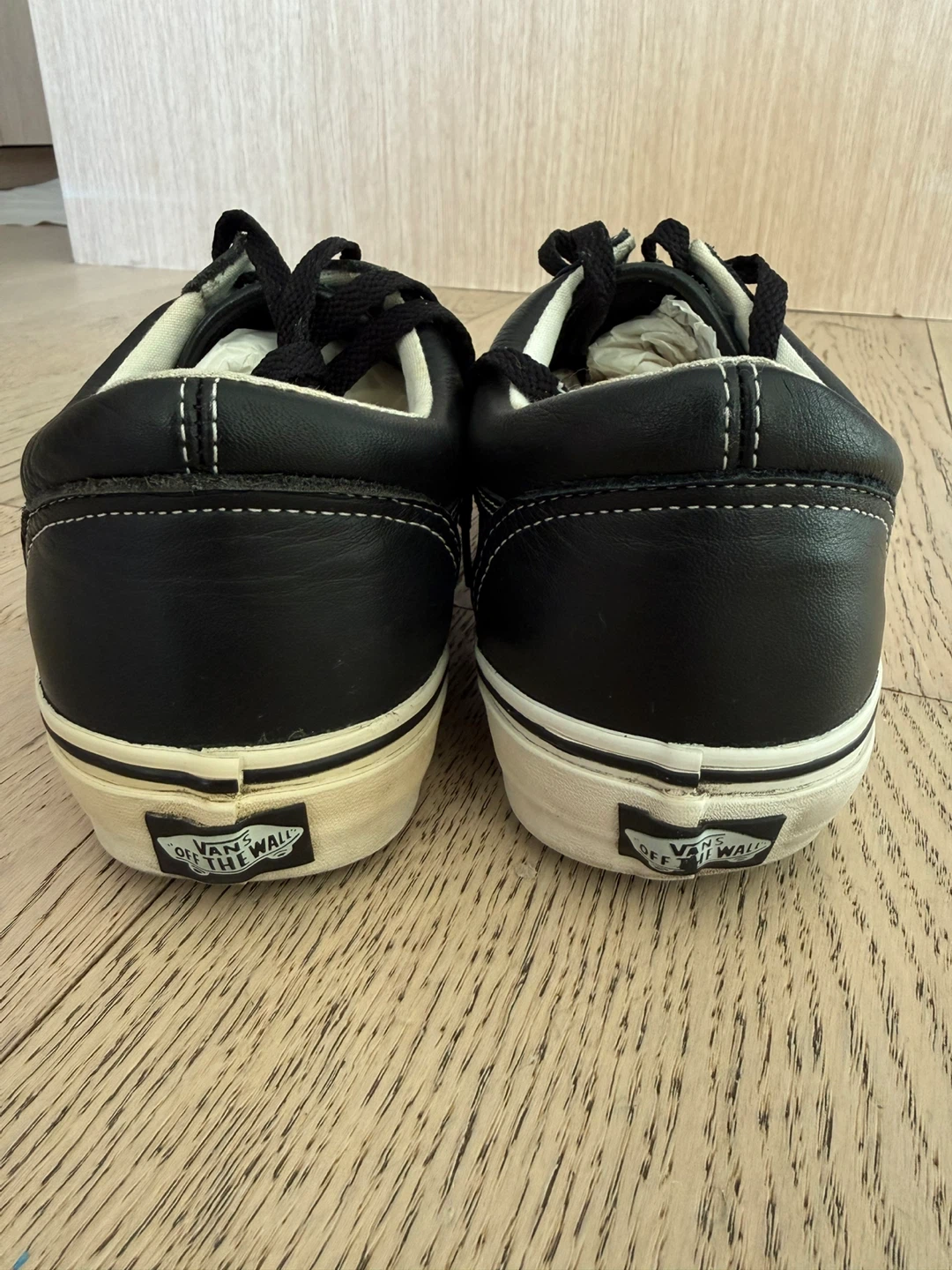 Vans Old Skool Black Leather Sneakers Men's US 11 - photo 4