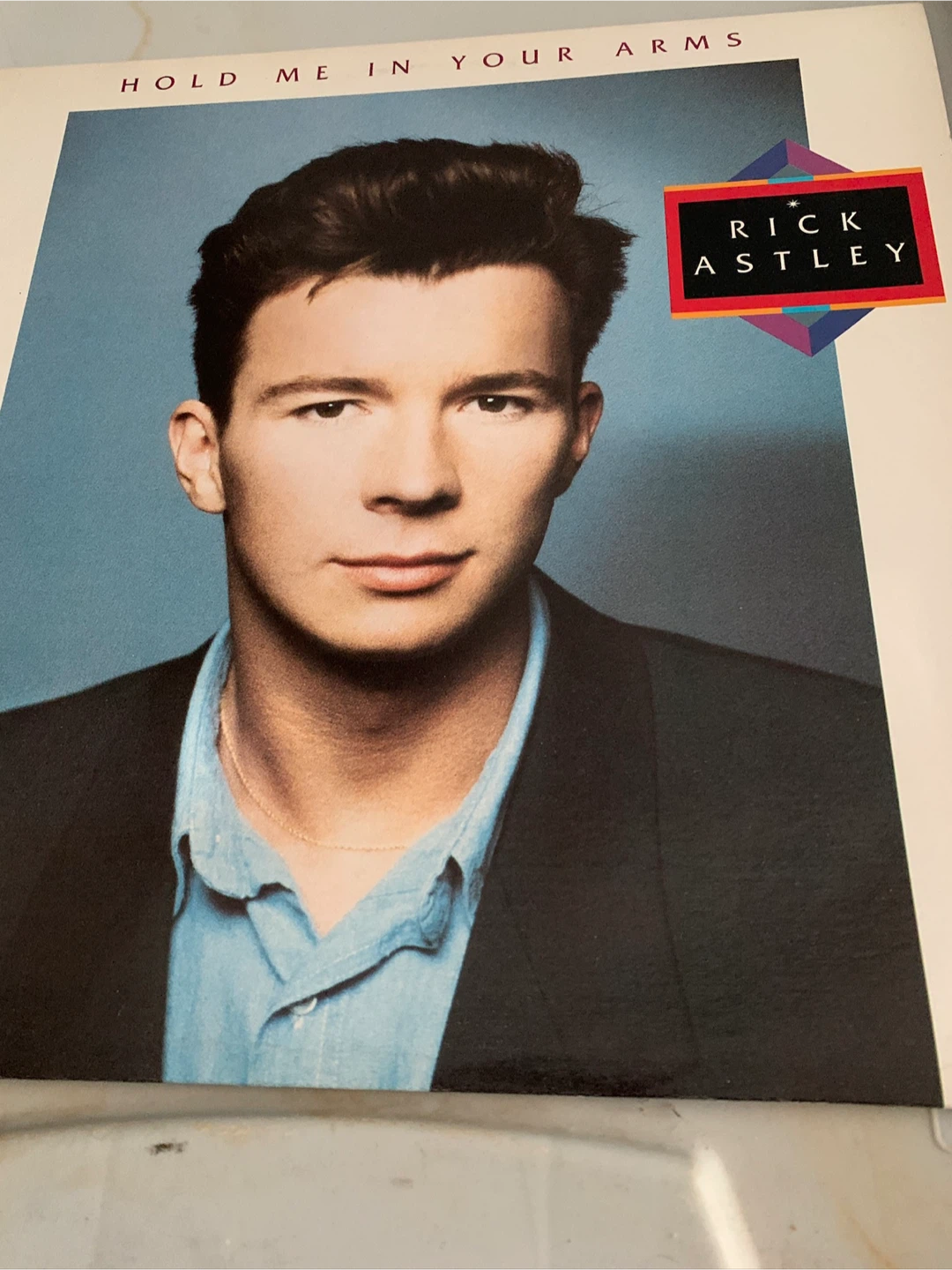 Rick Astley Hold Me In Your Arms Vinyl Record