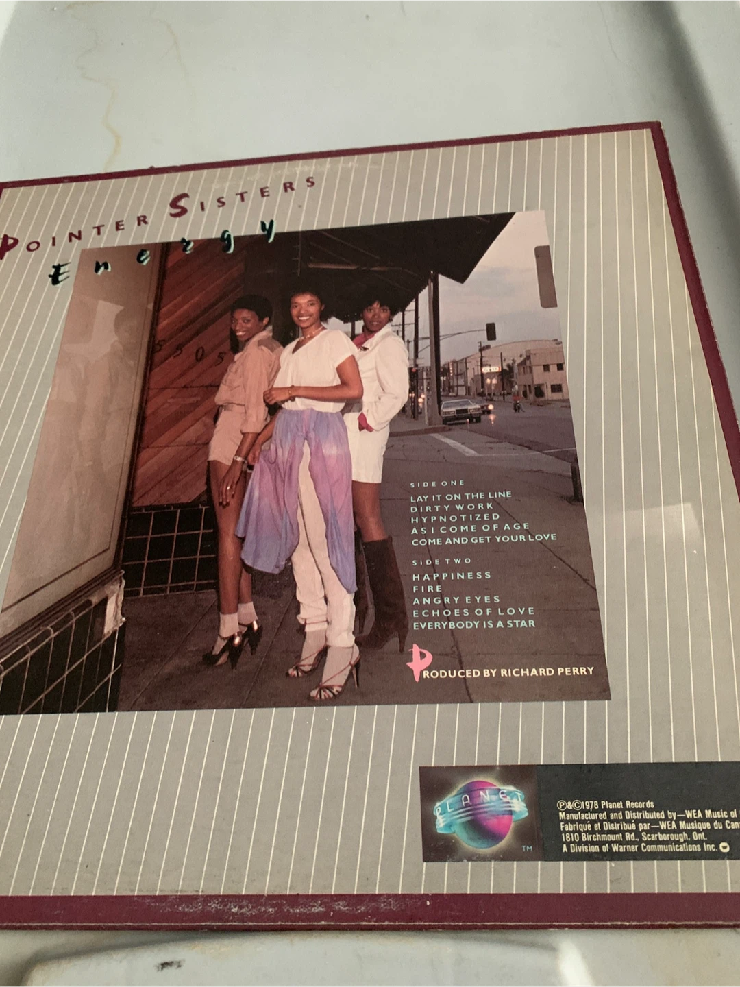 Pointer Sisters Energy Vinyl Record🏆
