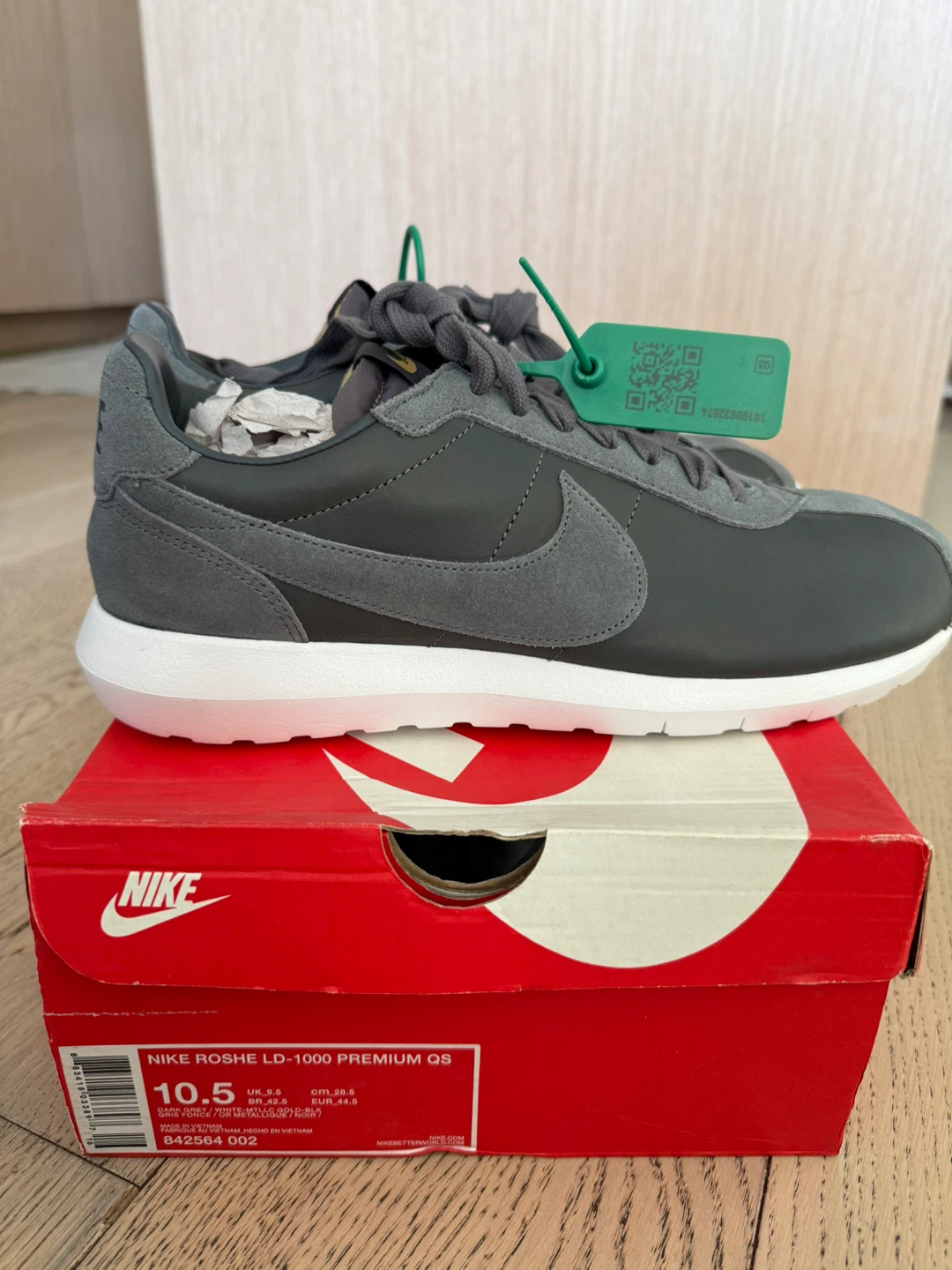 Nike Roshe LD-1000 Premium QS Shoes - Grey - Size 10.5