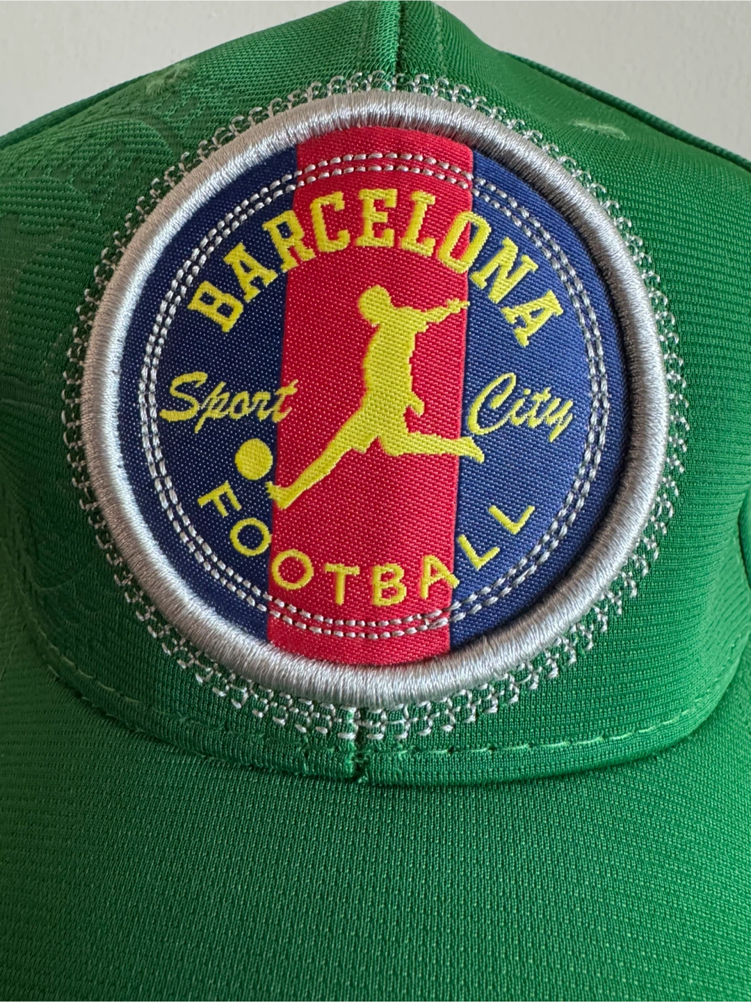 Fake Barcelona Sport Football Cap - Green - photo 2
