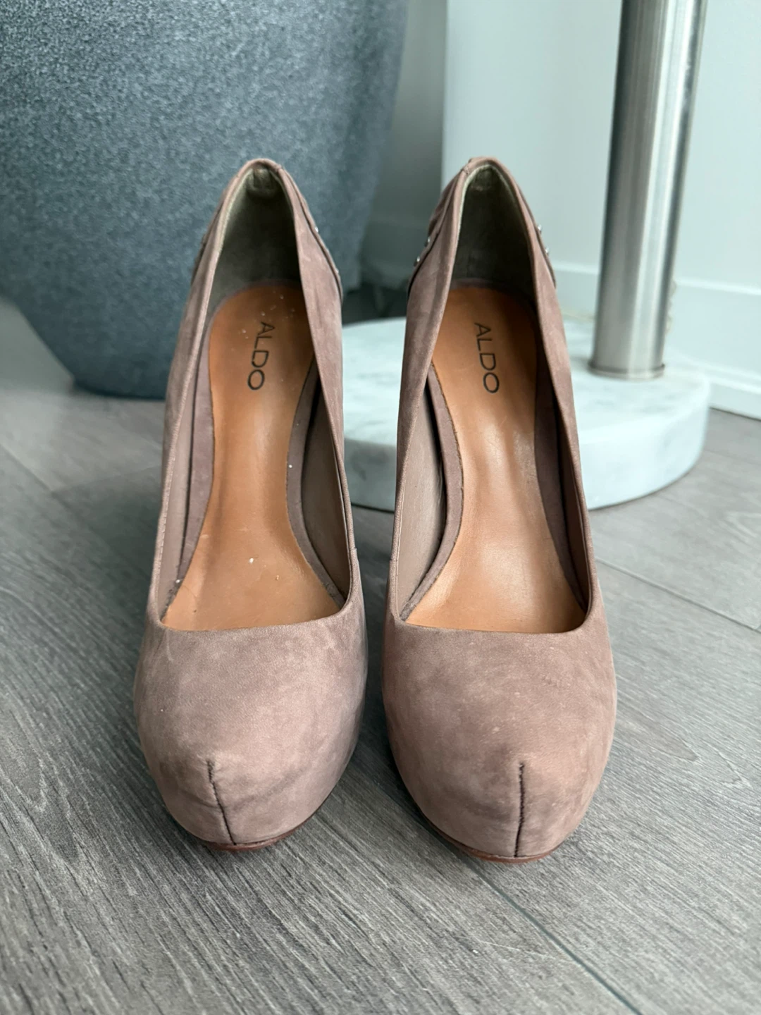 GREAT CONDITION ALDO Suede Studded Heels