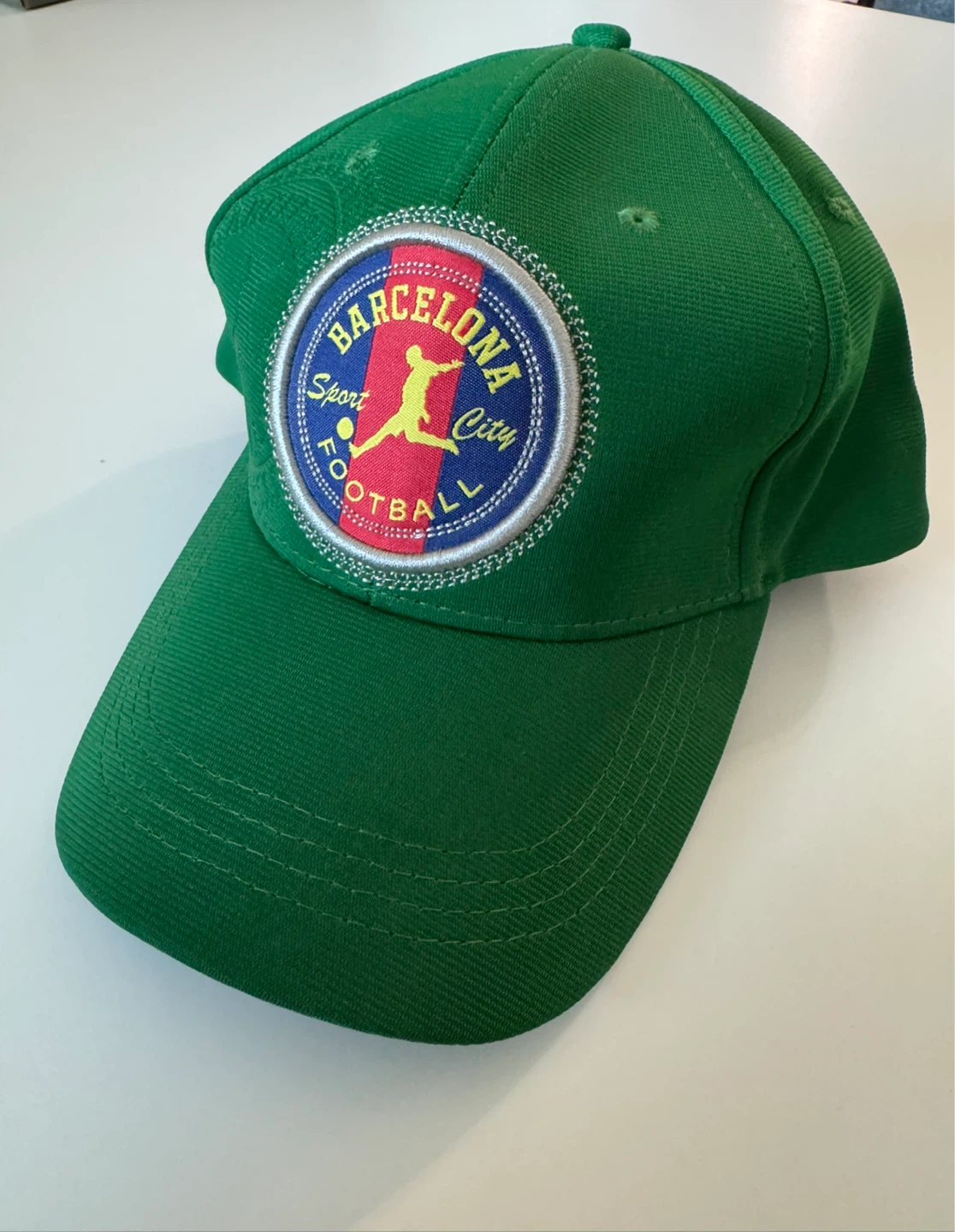 Fake Barcelona Sport Football Cap - Green