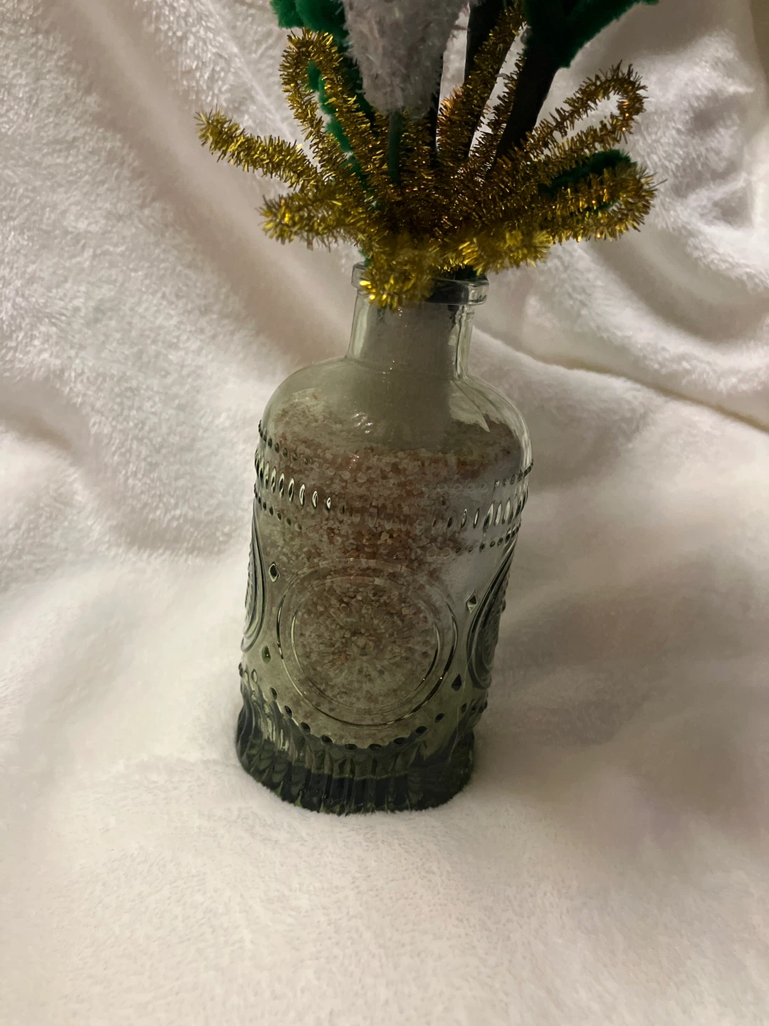 Handmade Pipe Cleaner Flowers in Decorative Vase - photo 2