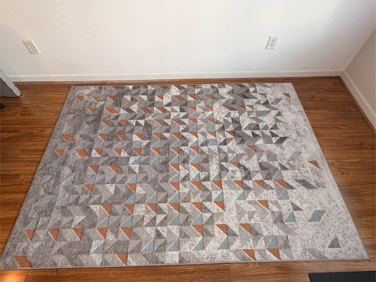 Geometric Area Rug - Branded - photo 2