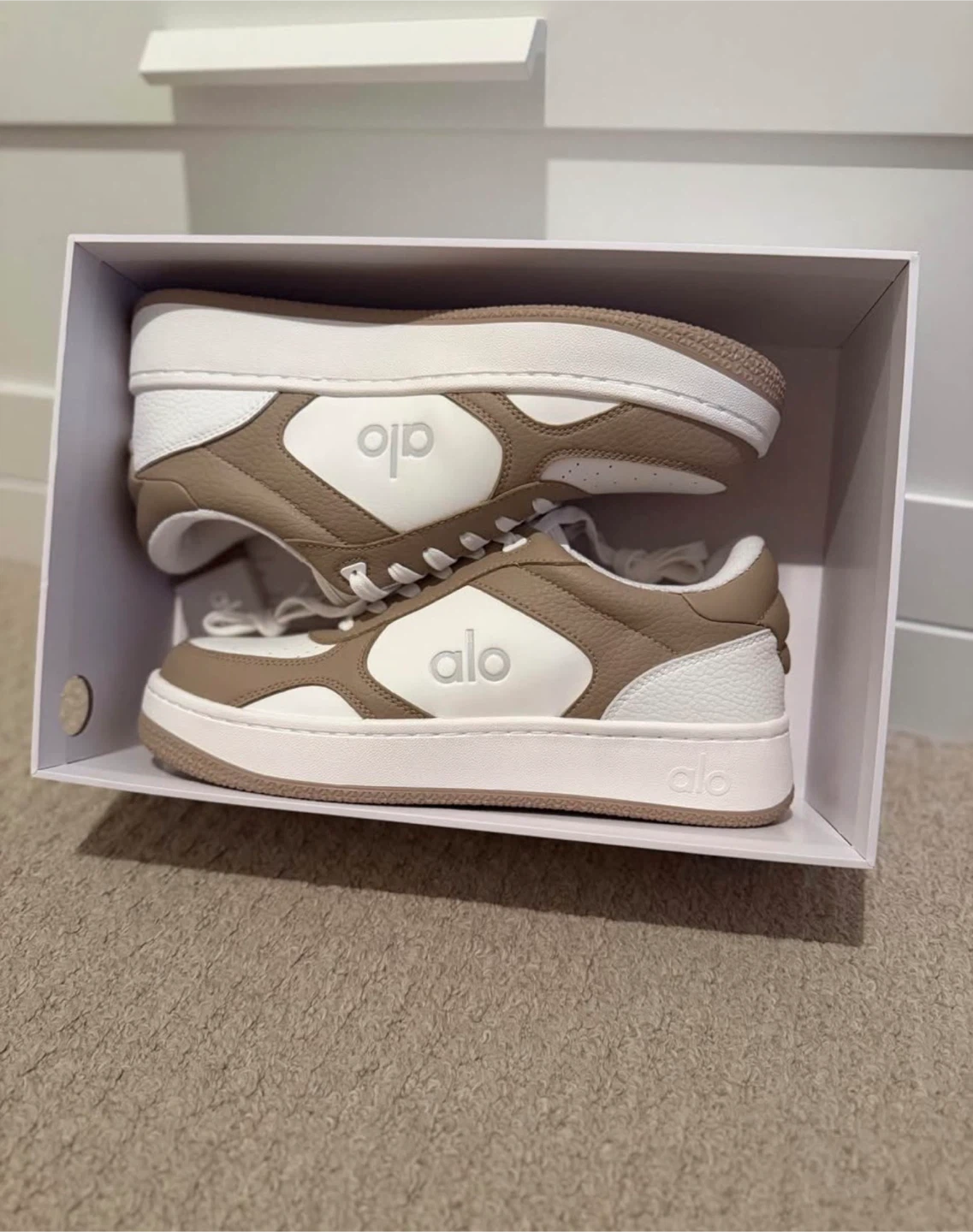 Alo Sneakers - Brown and White - photo 2