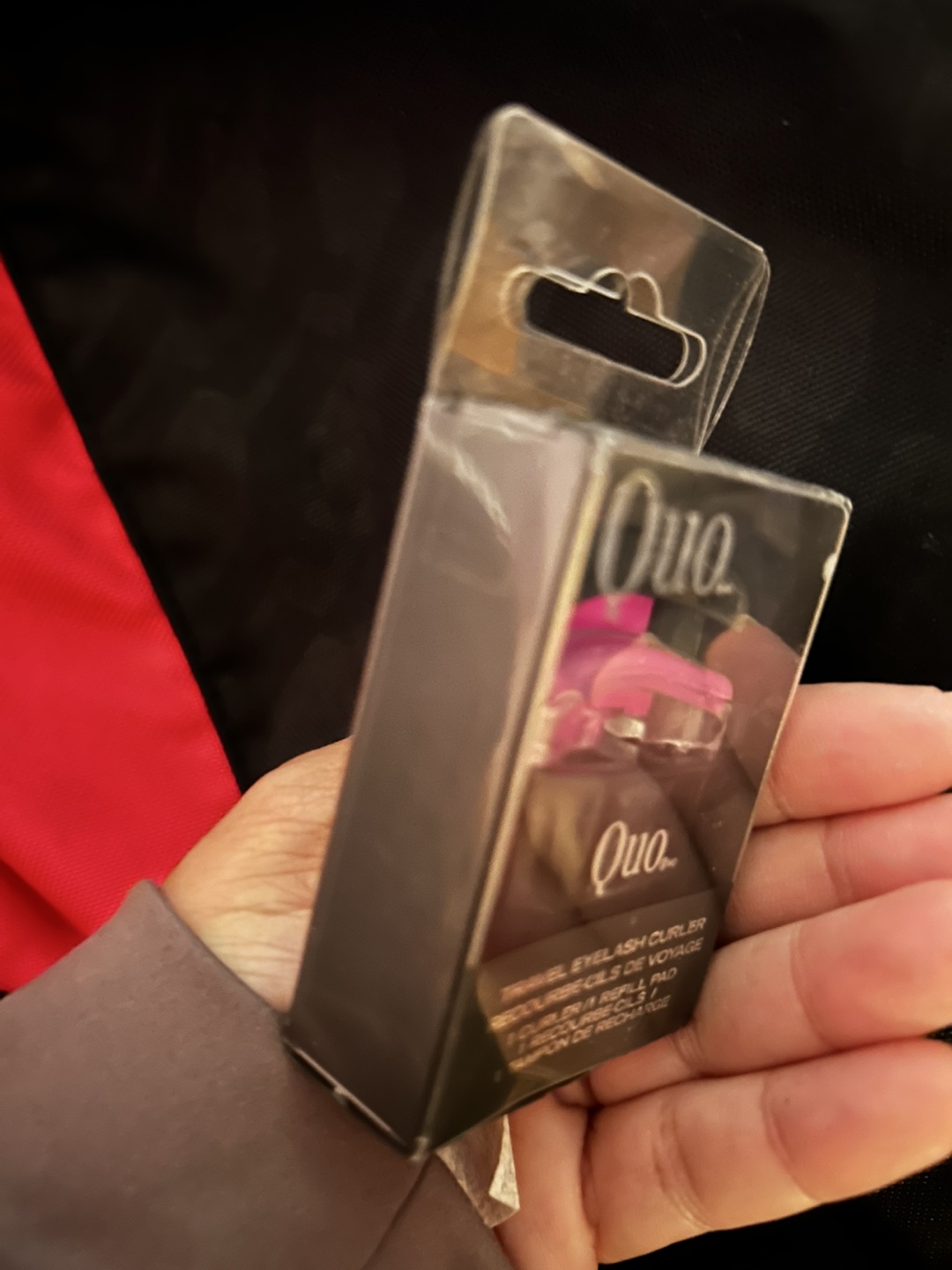 QUO Travel Eyelash Curler with Refill Pad