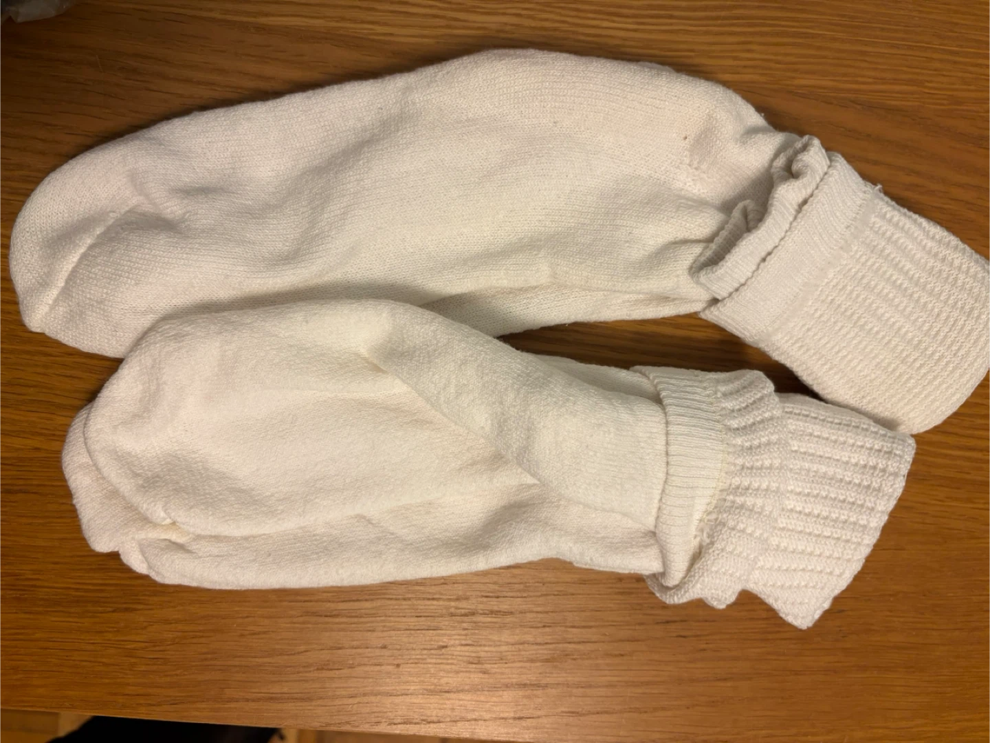 Two pairs of White Crew Socks $1 - photo 2