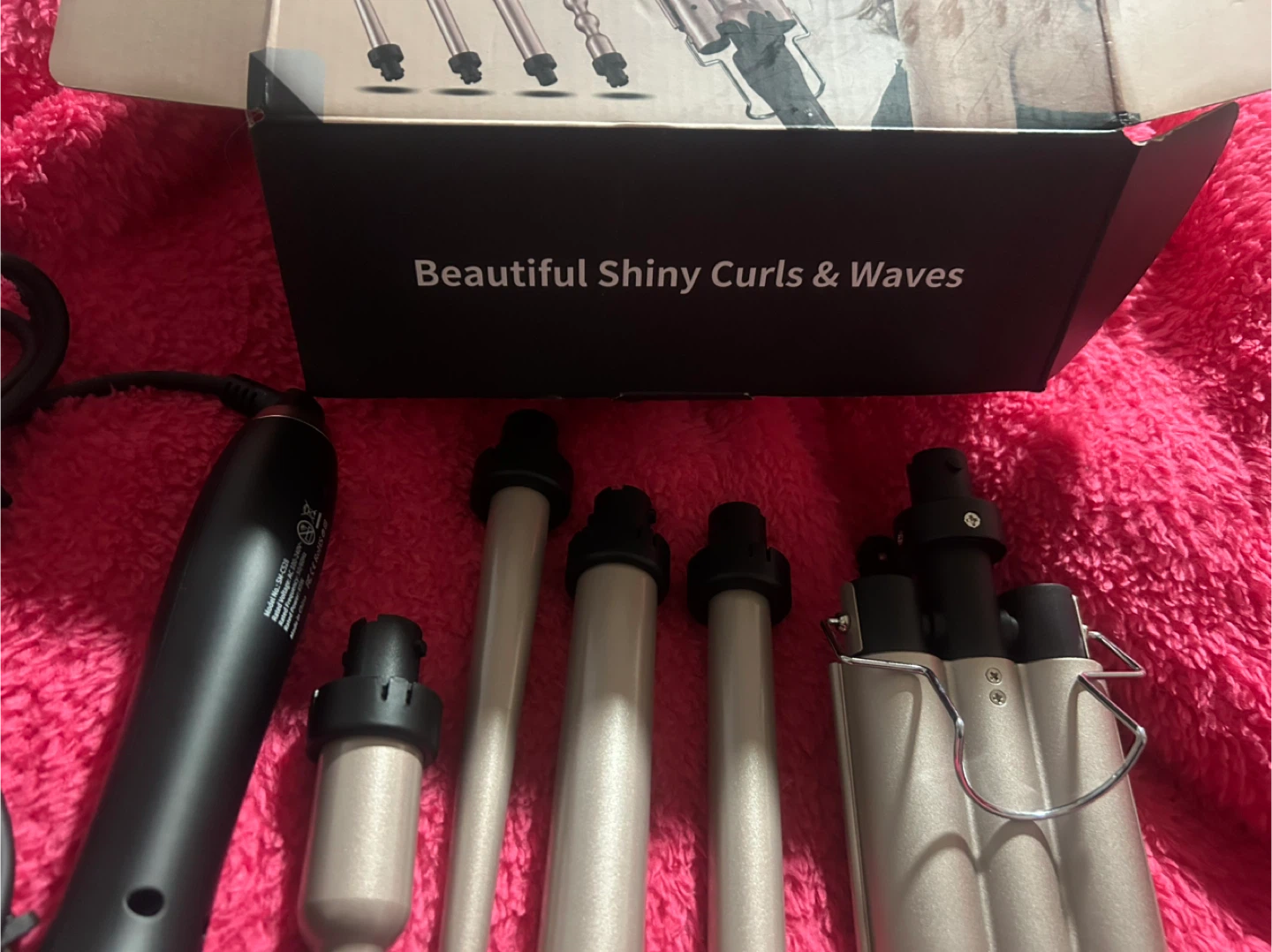 Beautiful Professional Interchangeable Curling Wand Set - photo 2
